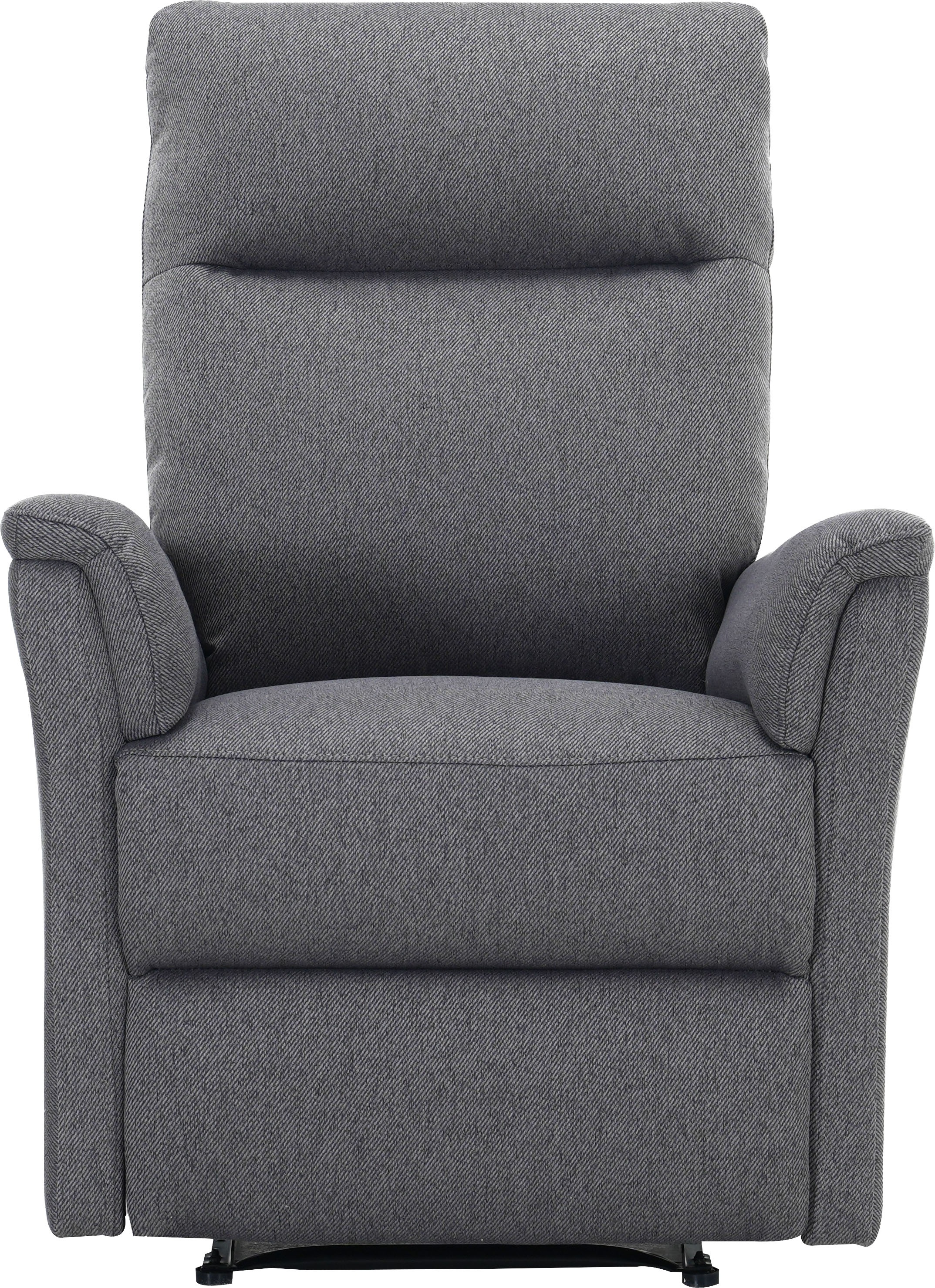 Relaxsessel HOME AFFAIRE, B:74cm H:103cm T:89cmanthrazit, 100% POLYESTER, Wohnzimmer, Sessel, "FINNARA, Relaxsessel, TV-Sessel, elelektrische
