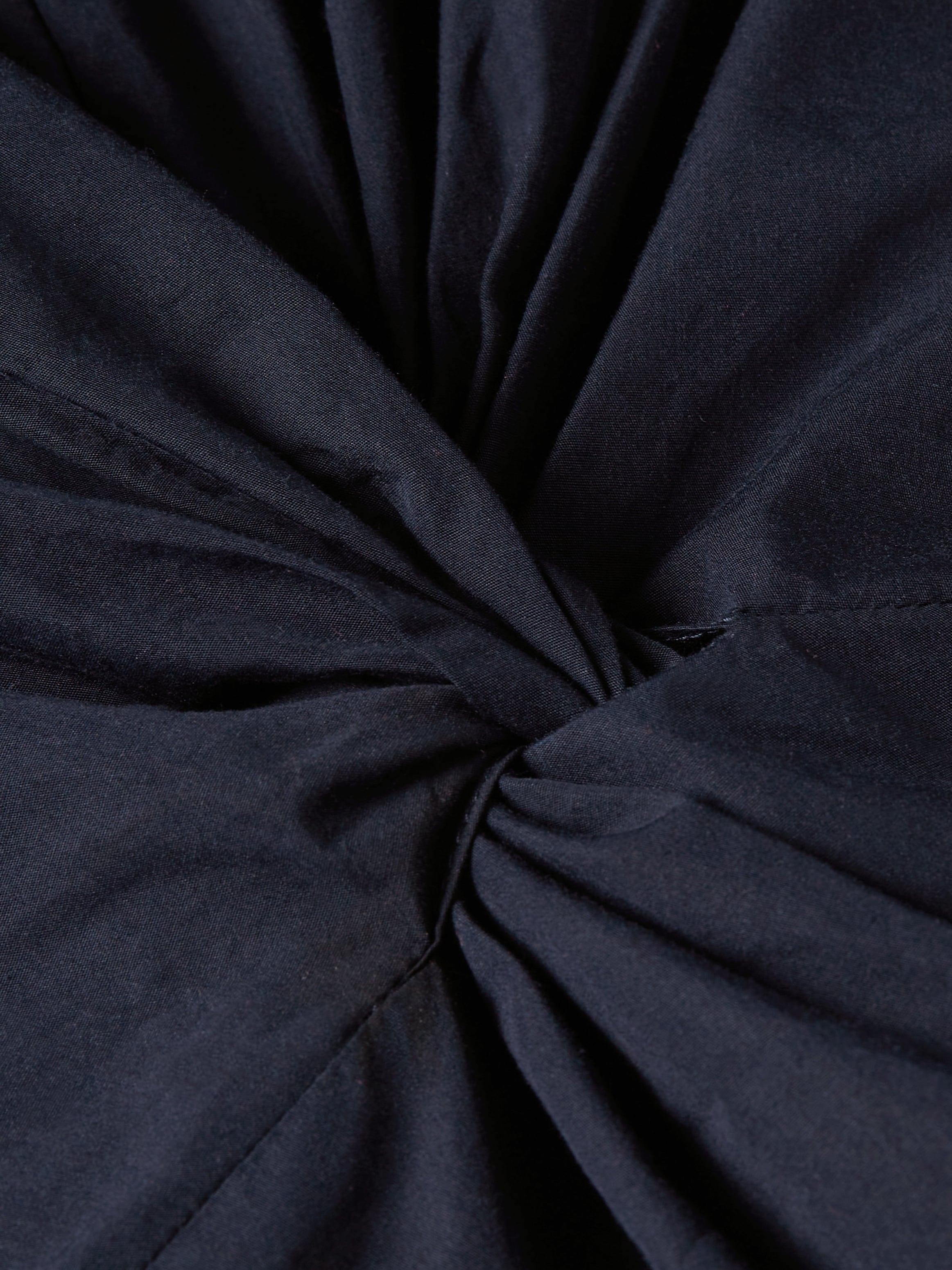 »SOLID Blusenkleid | DRESS MIDI mit Taille kaufen Tommy in Hilfiger POPLIN BAUR für Knotendetail SS«, der modischem