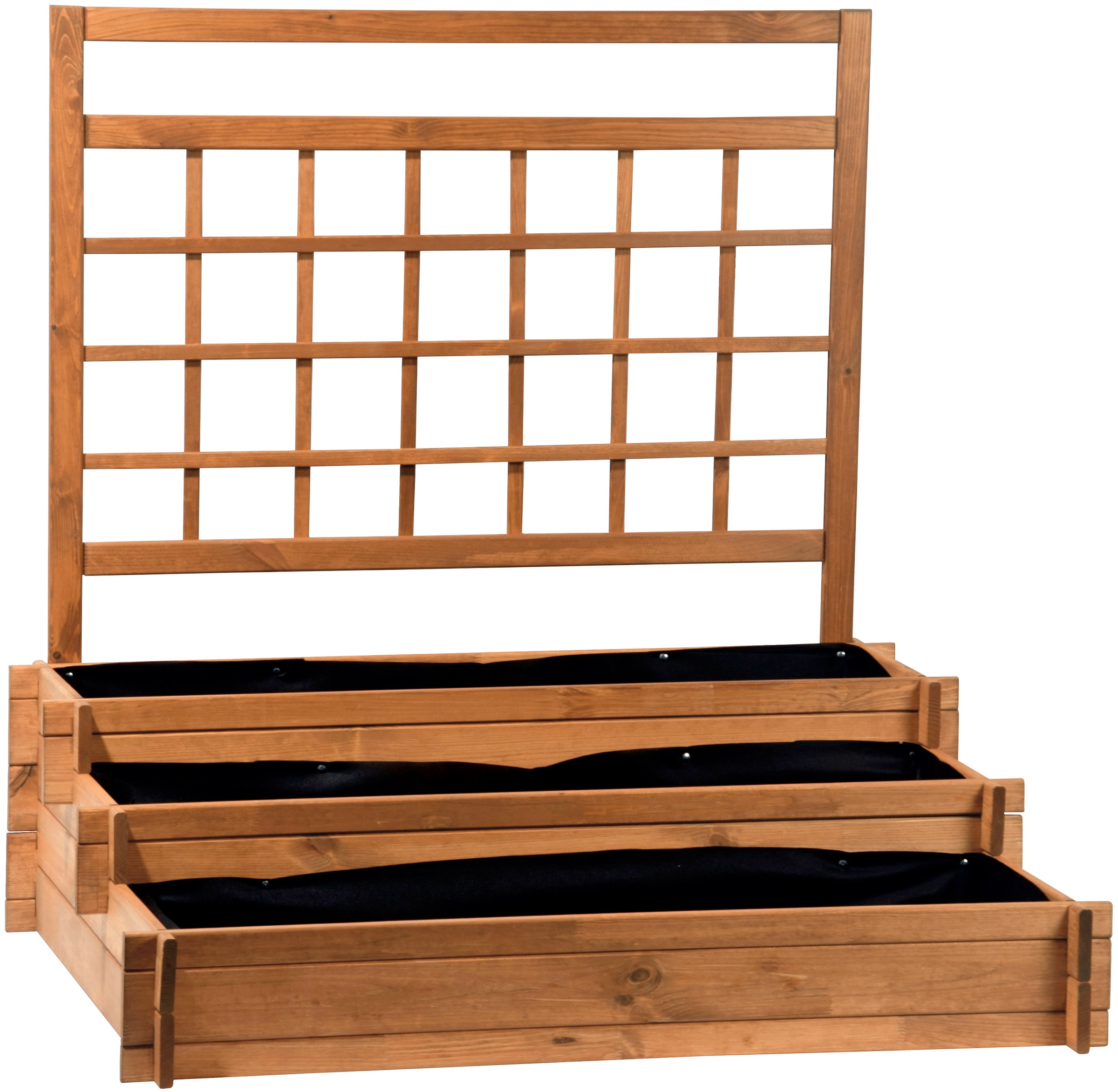 dobar Spalier, mit 3 Etagen-Pflanzkasten, BxTxH: 110x88x115 cm günstig online kaufen