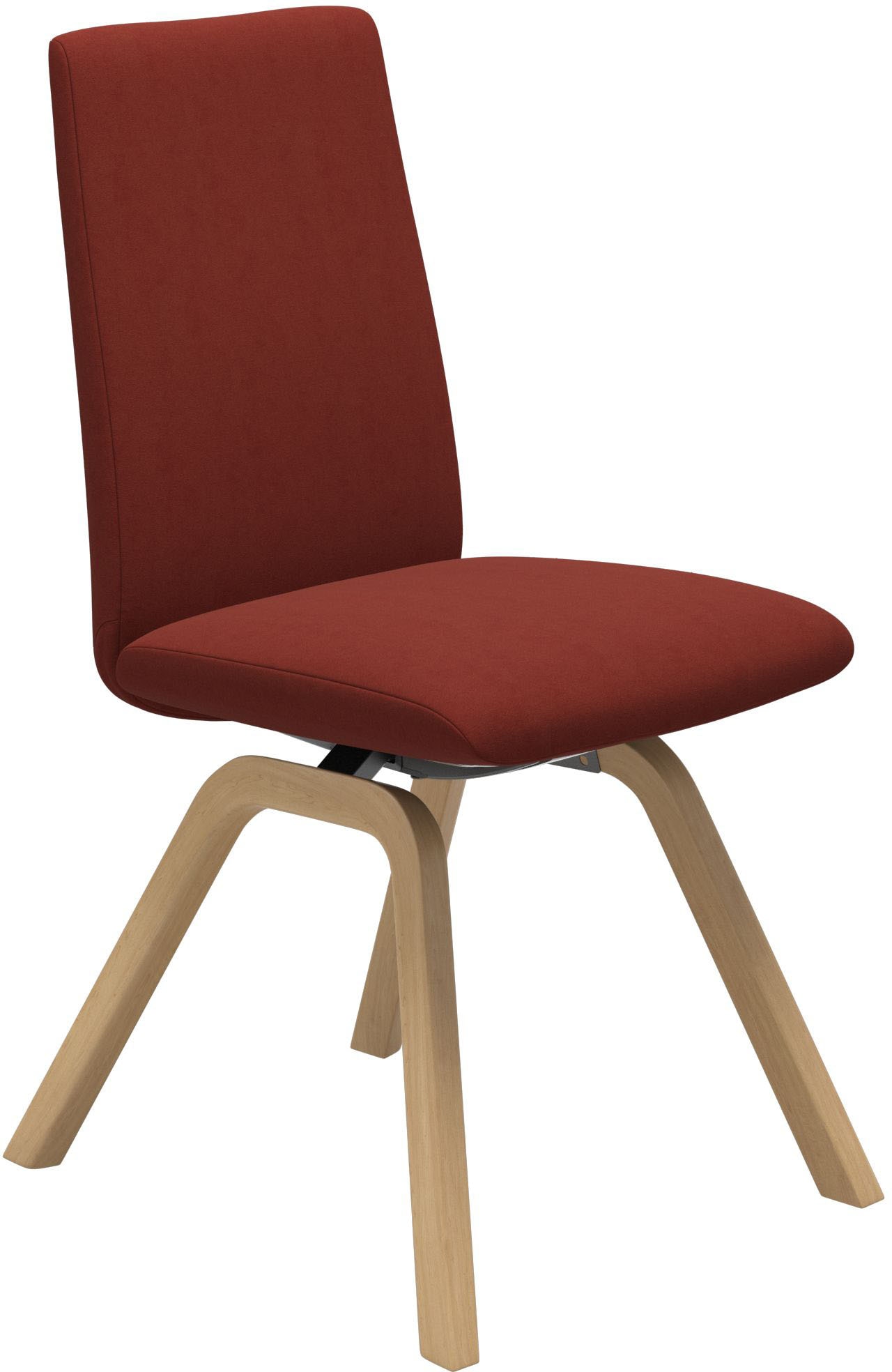 Stressless® Polsterstuhl »Laurel«, Microfaser DINAMICA, Low Back, Größe M, mit schräggestellten Beinen in Eiche natur