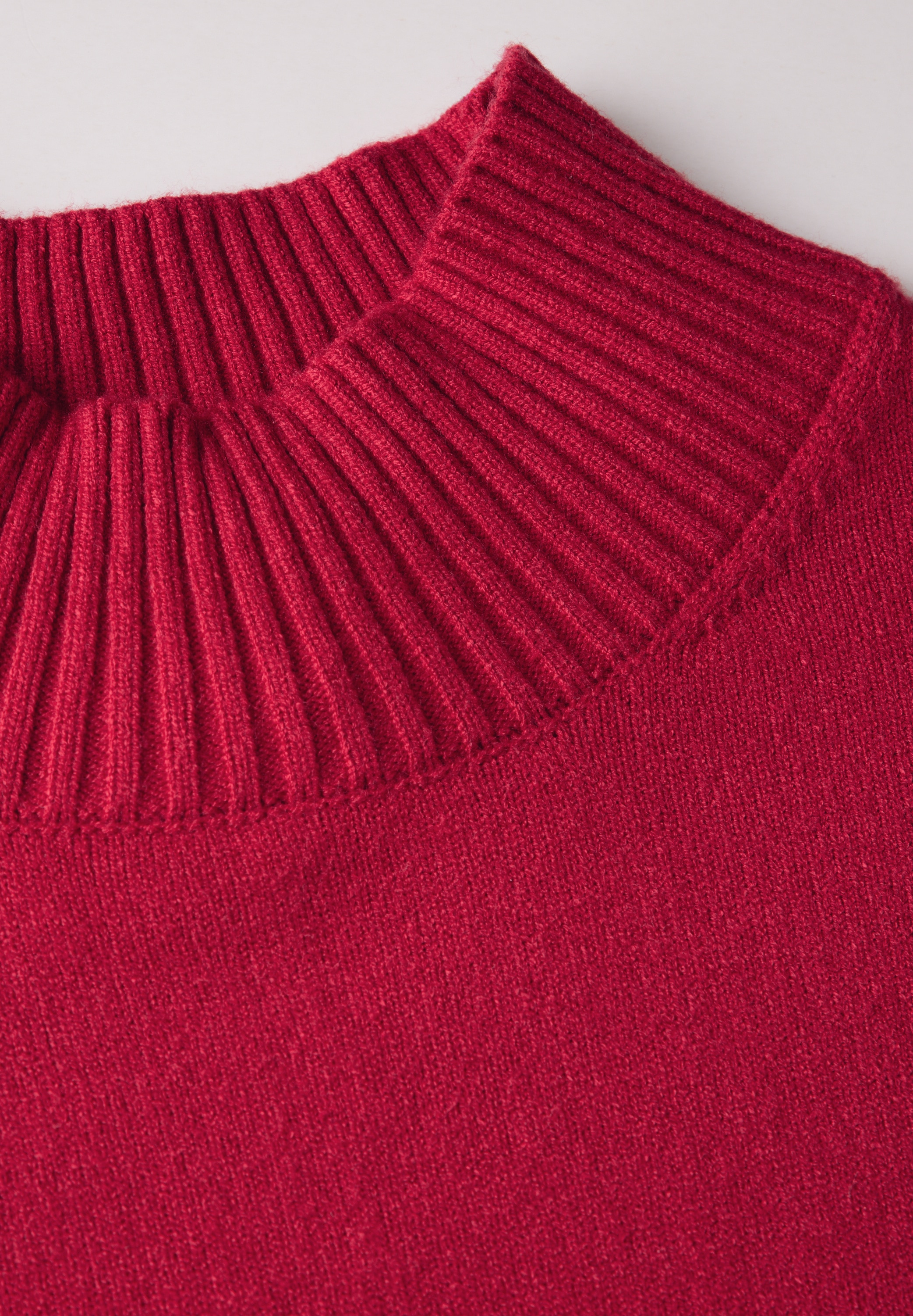 STREET ONE Strickpullover, mit Stehkragen