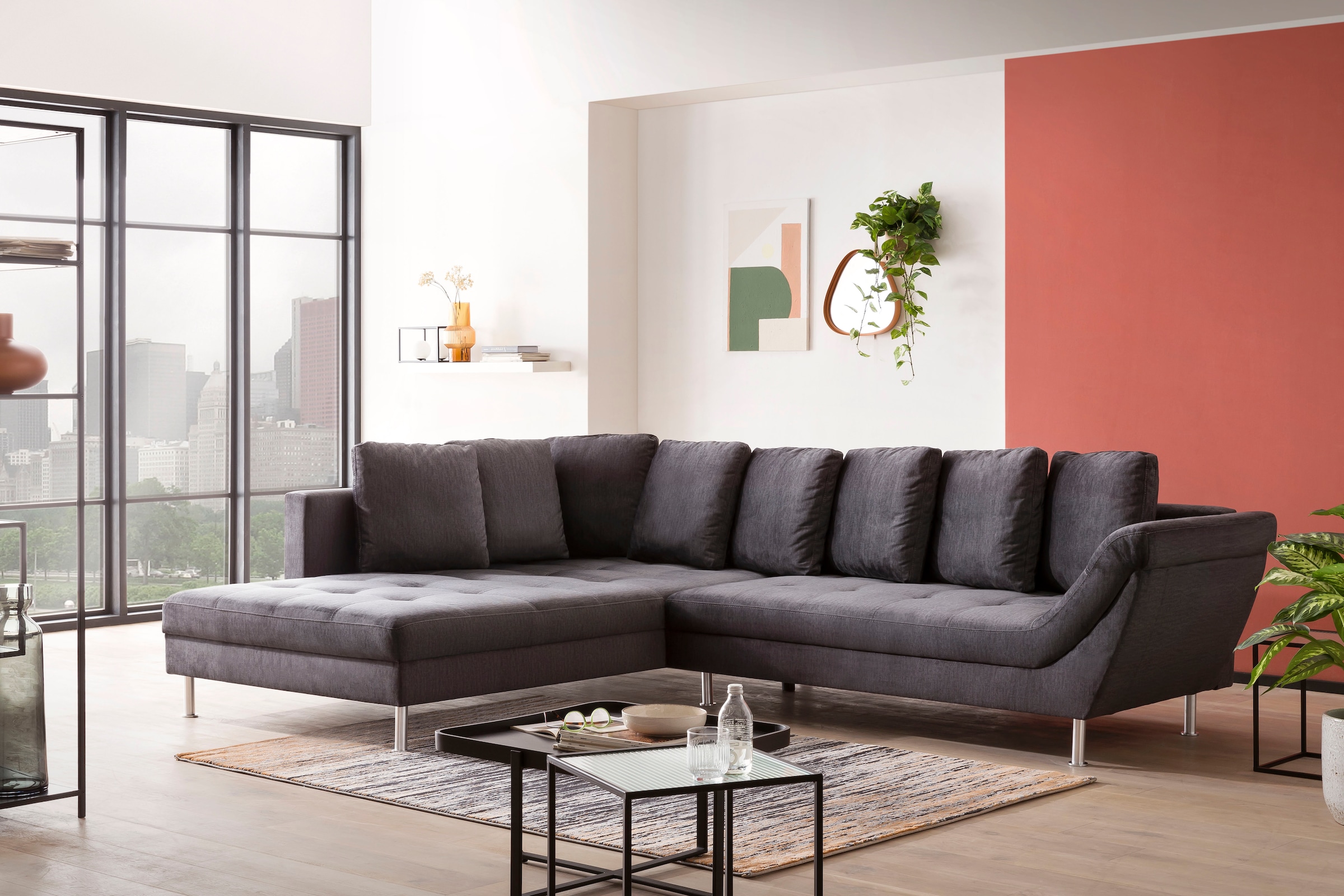 exxpo - sofa fashion Ecksofa »Laconi extravagantes Designso...