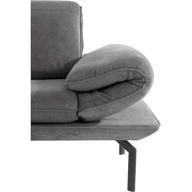 DOMO collection 2-Sitzer »New York«, wahlweise mit Arm- und Rückenfunktion,  mit Winkelfuß aus Metall bestellen | BAUR