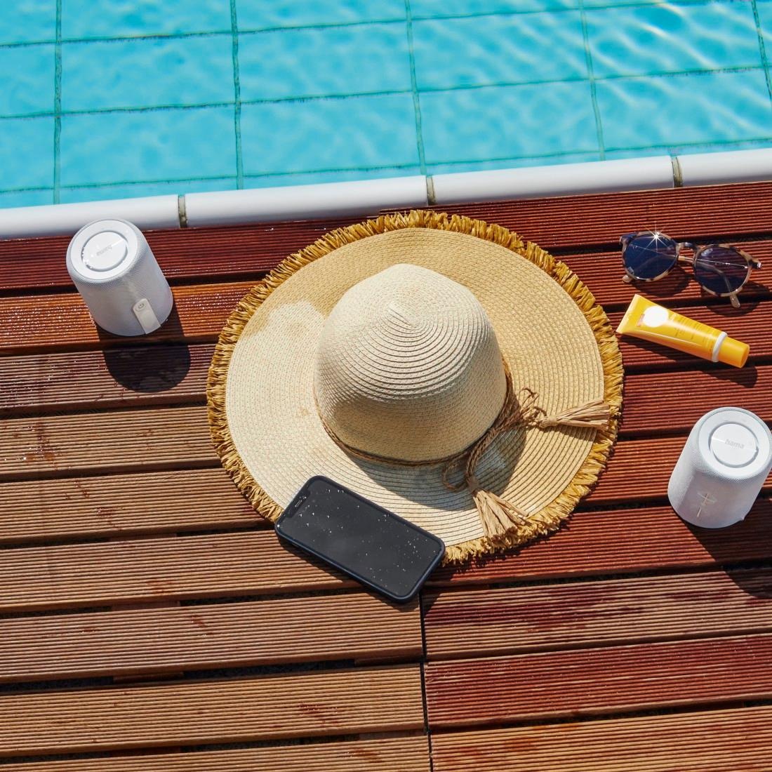 Hama Bluetooth-Lautsprecher »Bluetooth-Lautsprecher wasserdicht (2in1 teilbar, 30W, klein, mobil)«