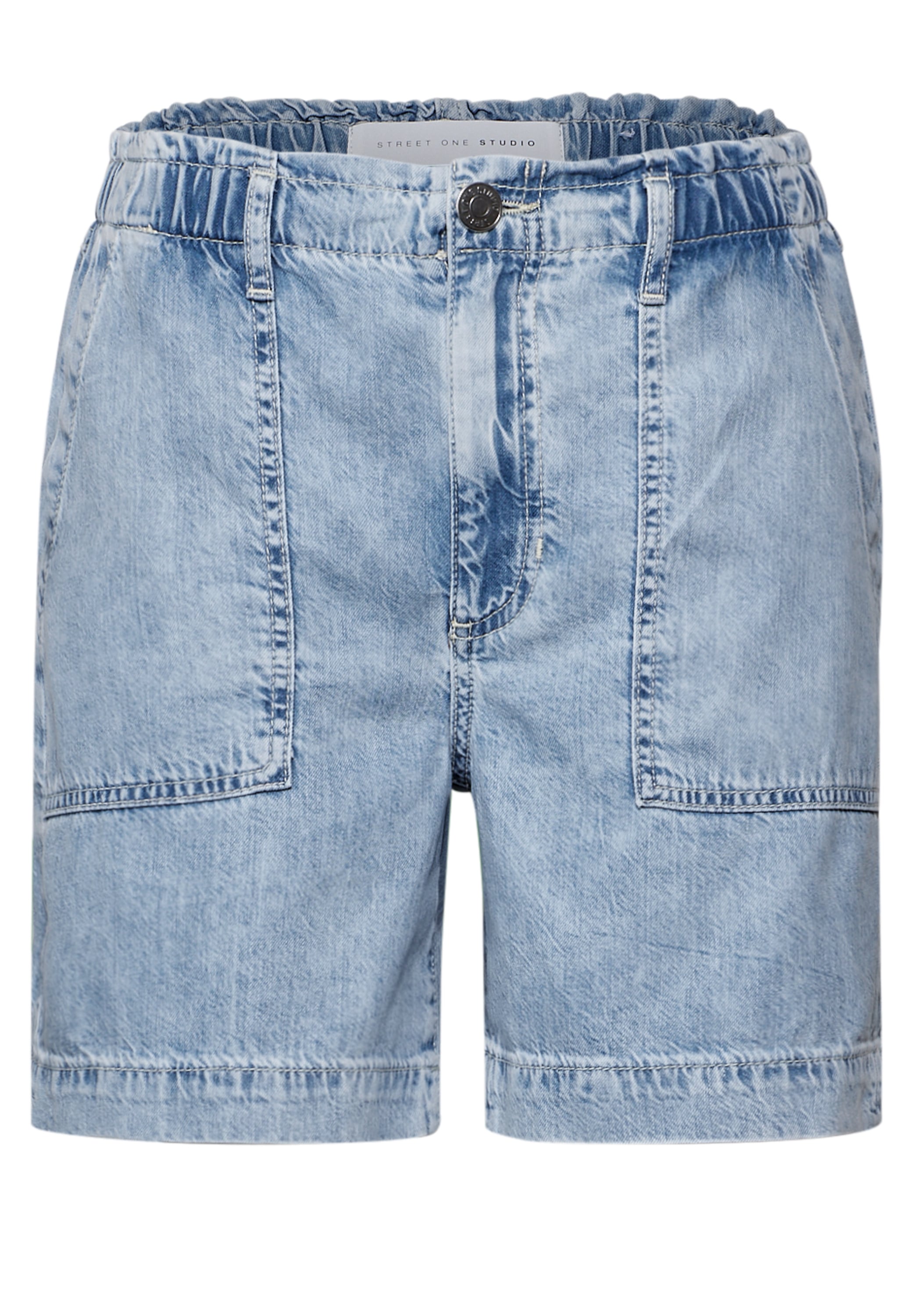 STREET ONE STUDIO Loose-fit-Jeans, mit Elastikbund