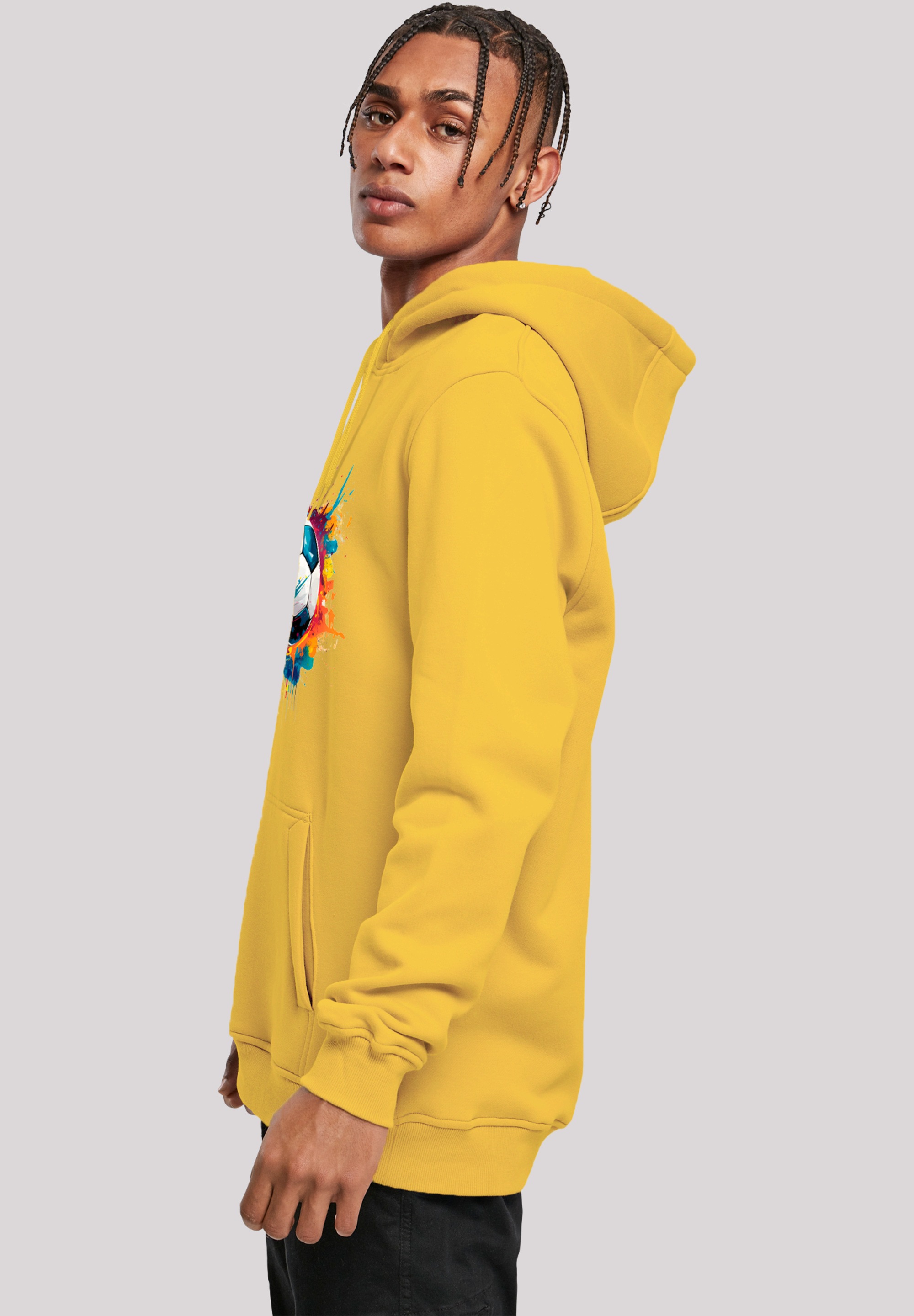 F4NT4STIC Kapuzenpullover »Bunte Fußball Grafik« Premium Qualität