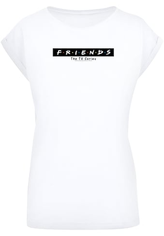 F4NT4STIC Kurzarmshirt »Damen Friends Logo Block...