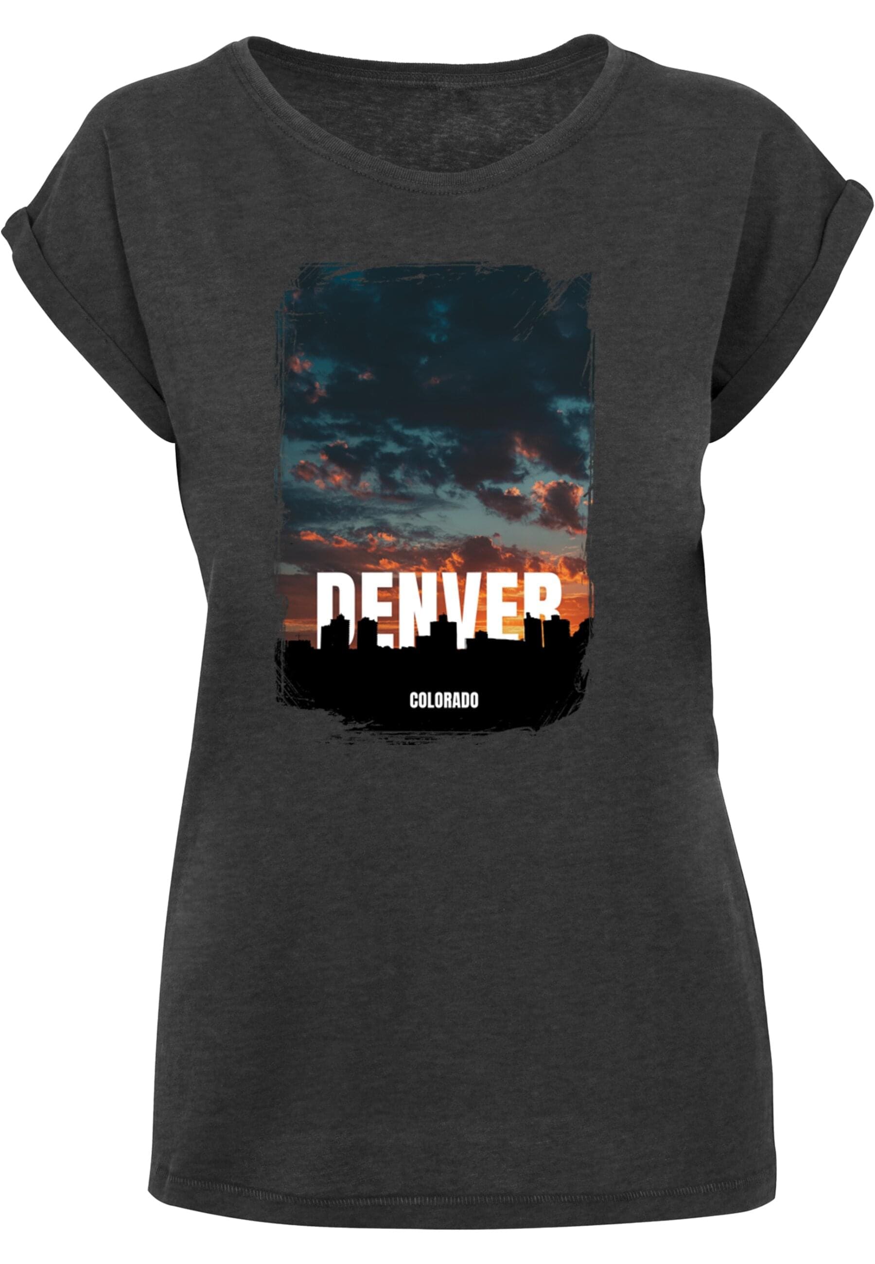 Merchcode T-Shirt "Merchcode Damen Ladies Denver Extended Shoulder Tee" 1 S günstig online kaufen