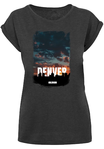 T-Shirt »Merchcode Damen Ladies Denver Extended Shoulder Tee«, (1 tlg.)