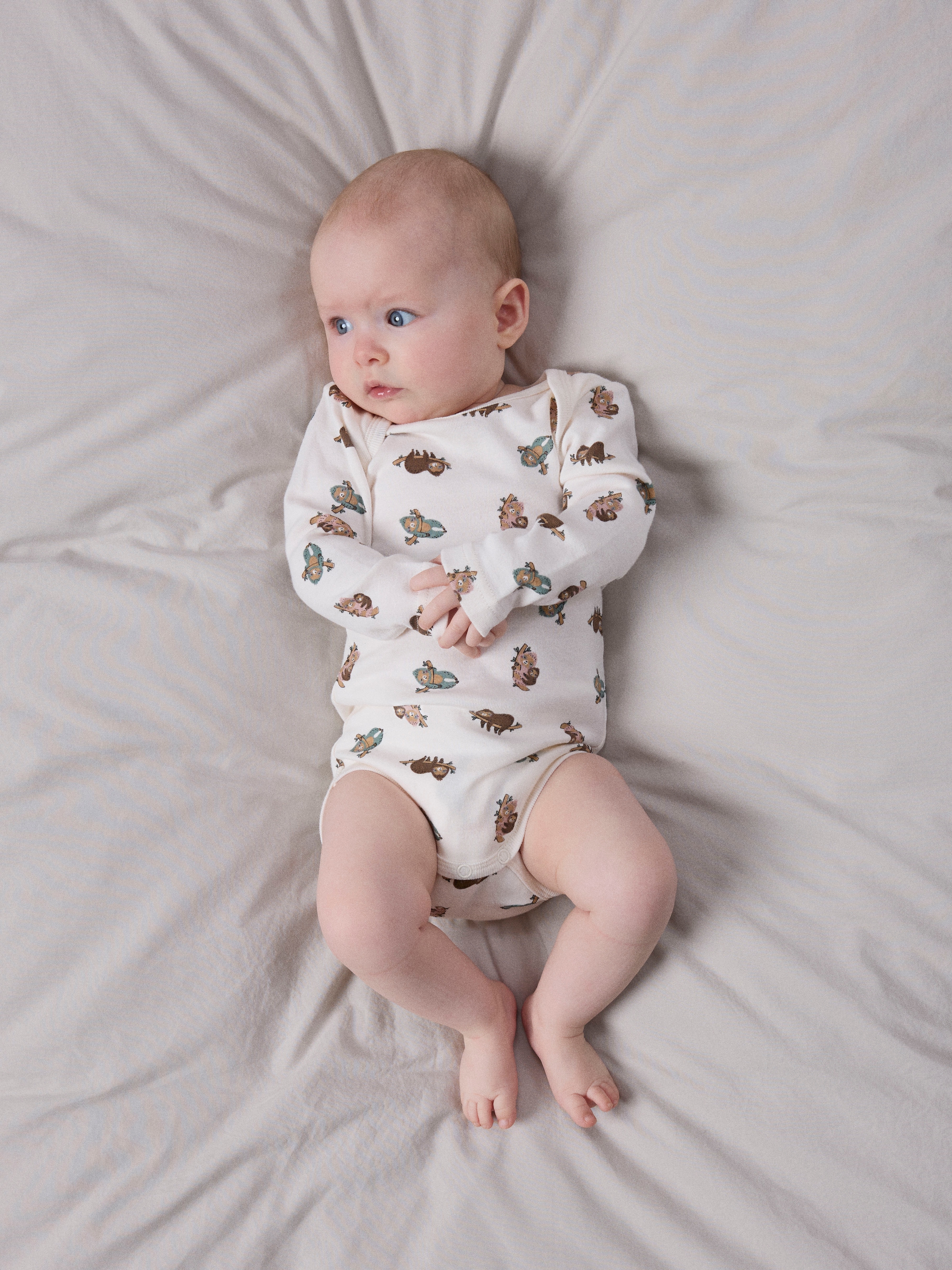 Name It Langarmbody »NBNBODY 3P LS SLOTH NOOS« Packung, 3 Baumwolle