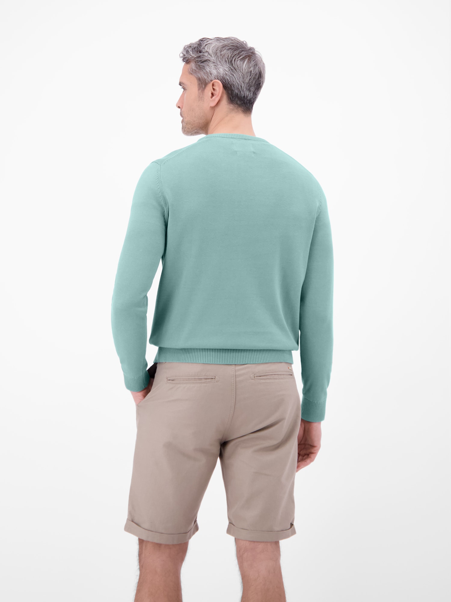 LERROS Strickpullover »Crewneck Strickpullover« Weicher Strick-Pullover, Rundhalsausschnitt, lange Ärmel, pflegeleicht