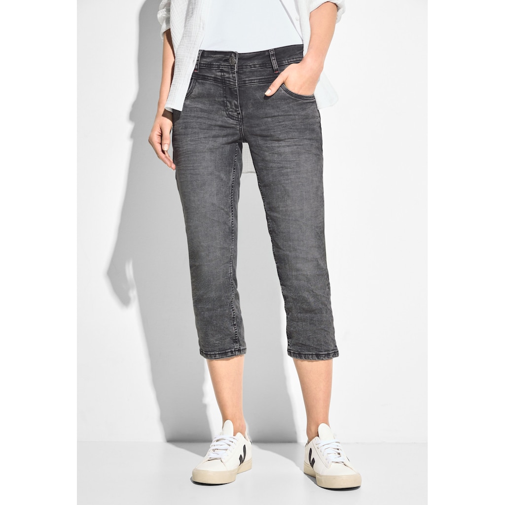 Cecil 3/4-Jeans, Middle Waist