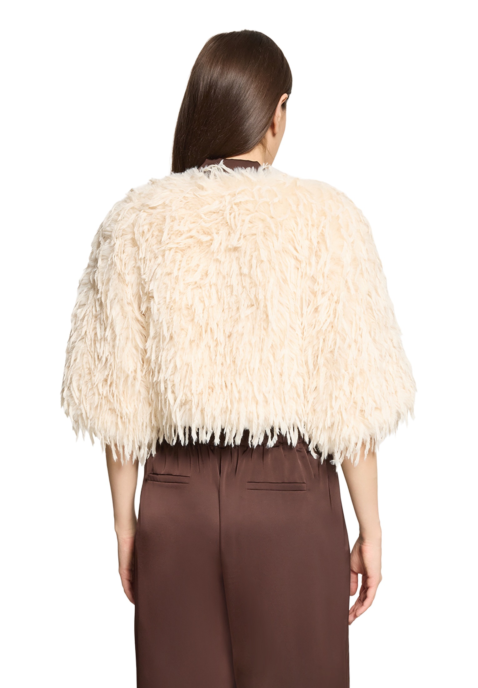 Vera Mont Fellimitatjacke »Damen mit Fransen«
