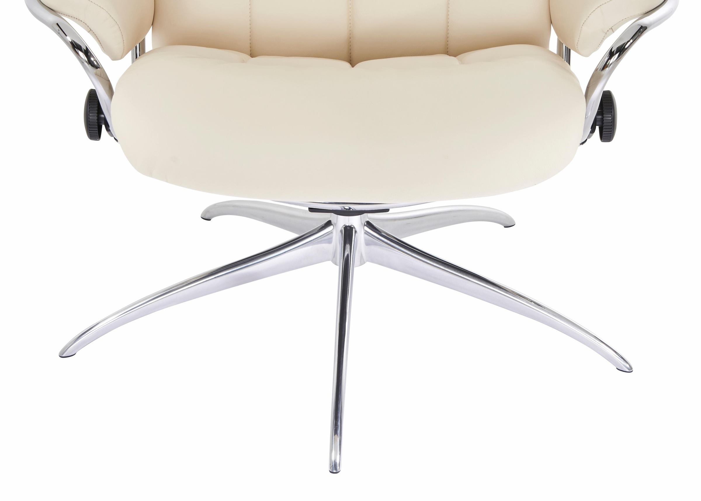 Stressless® Relaxsessel »London«, (Set, Relaxsessel mit Hocker), mit Hocker, High Back, mit Star Base, Gestell Chrom