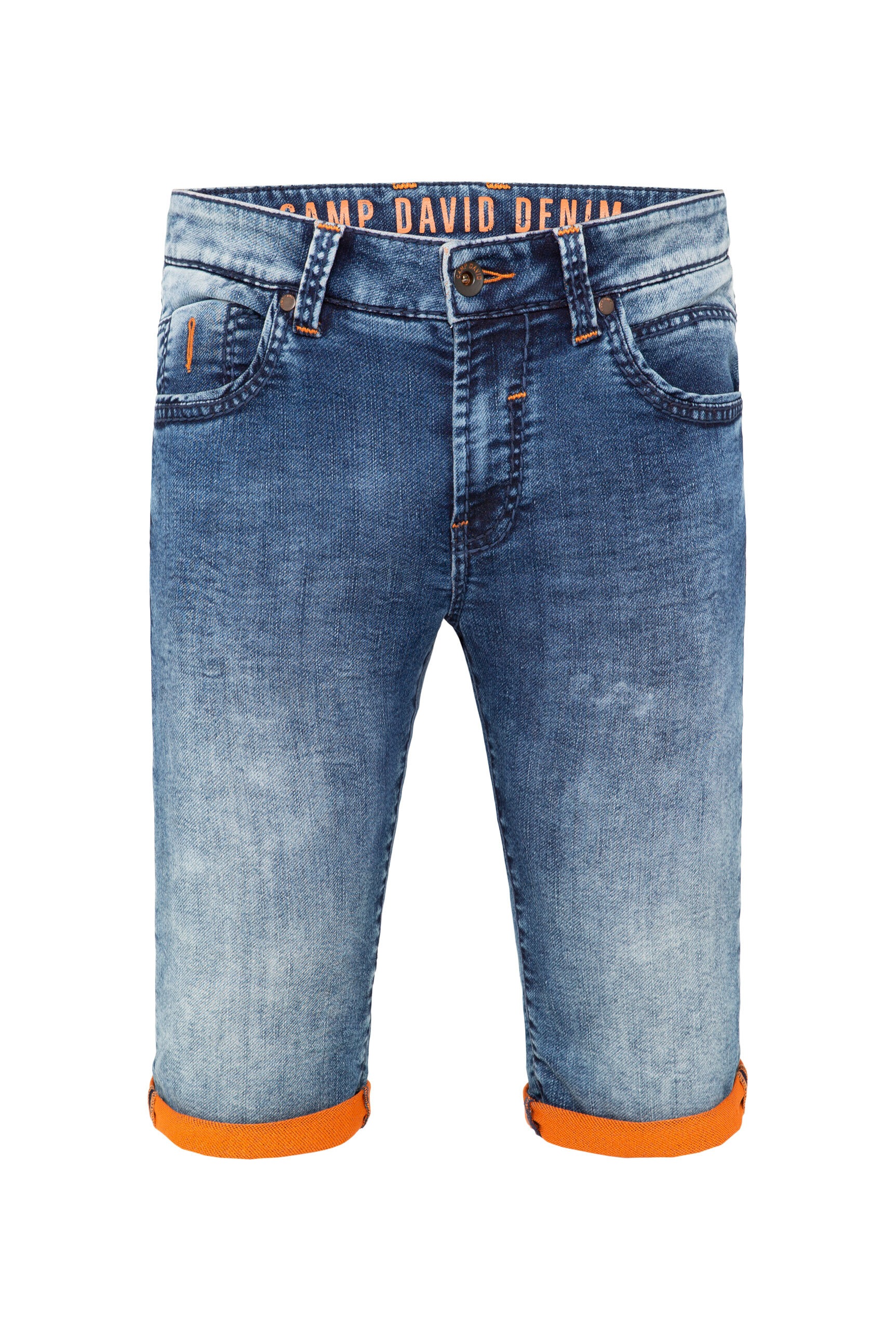 CAMP DAVID Jeansshorts, mit Turn-Up Saum