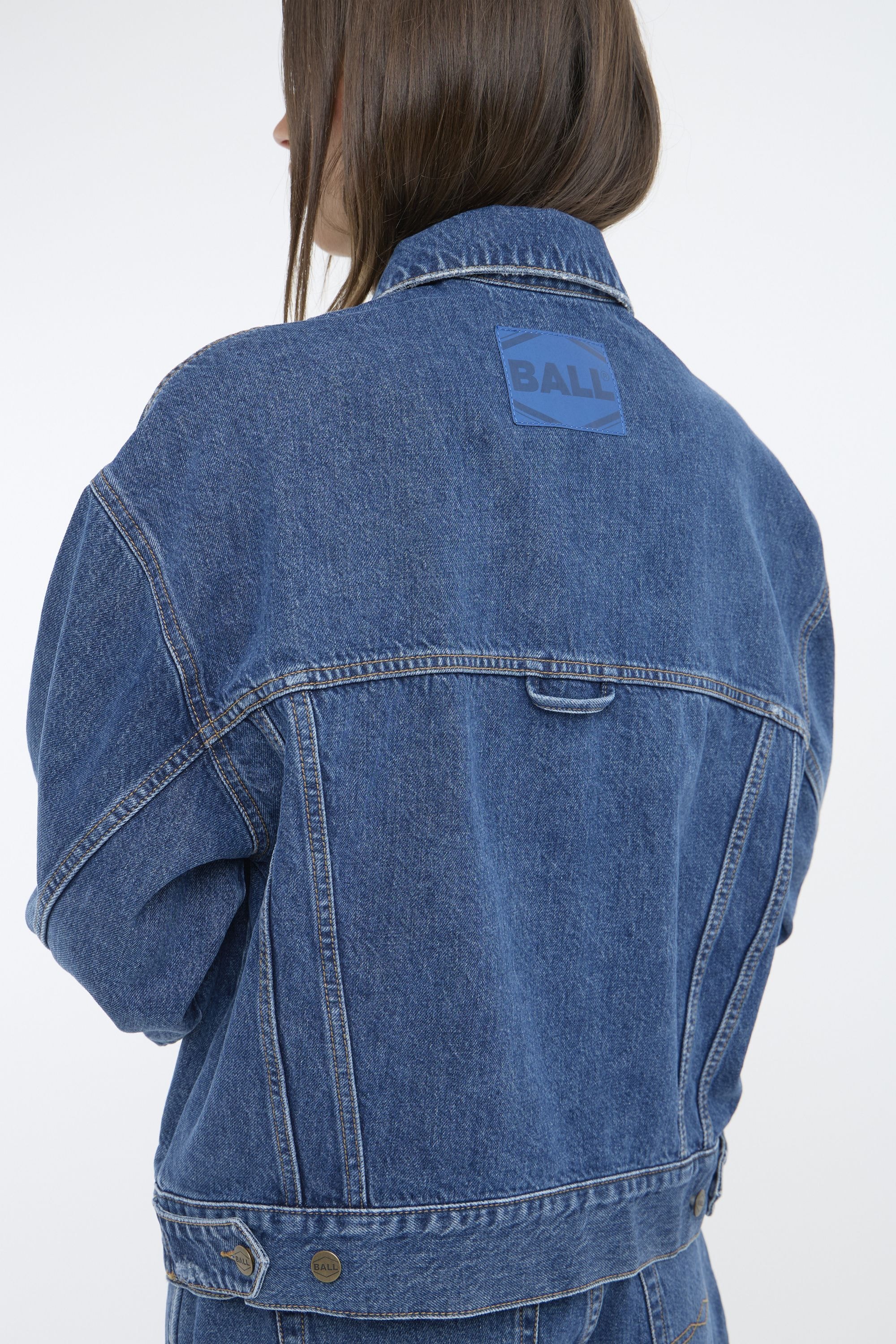 BALL Jeansjacke »Jeansjacke BASERRE DENIM«, ohne Kapuze