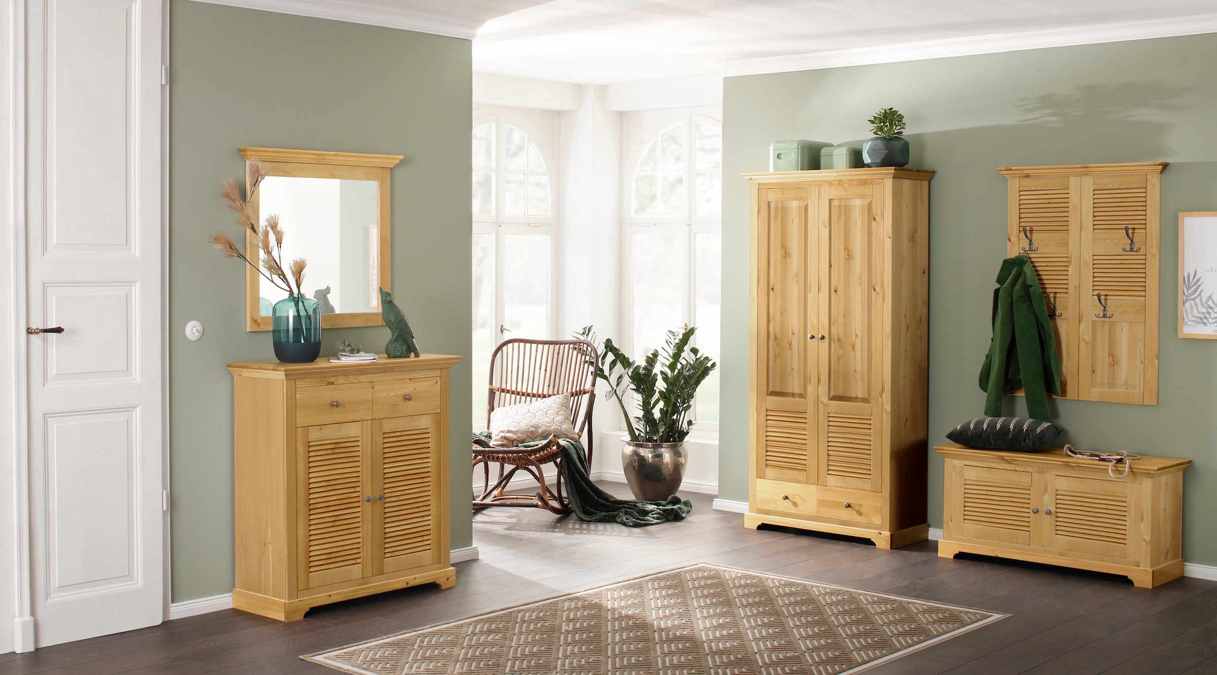 Home affaire Einlegeboden »Ayanna«, (3 St.), Breite 83 cm, aus massiver Kiefer, FSC®