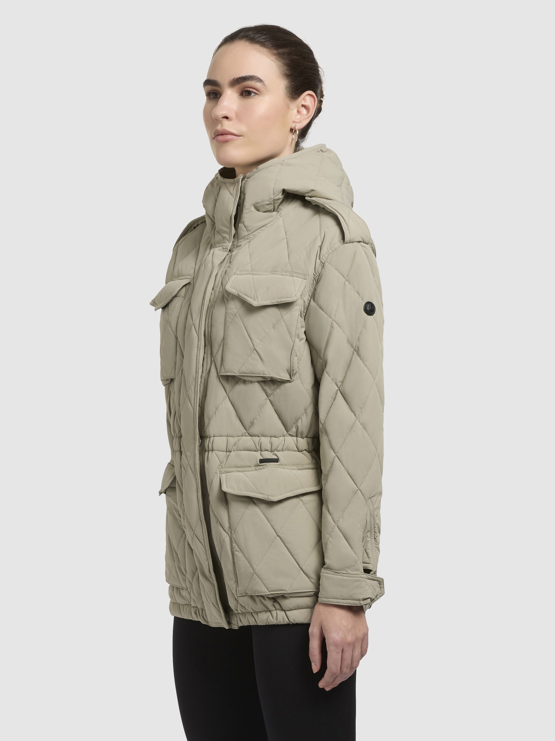 khujo Steppjacke »ALIMINA«, mit Kapuze