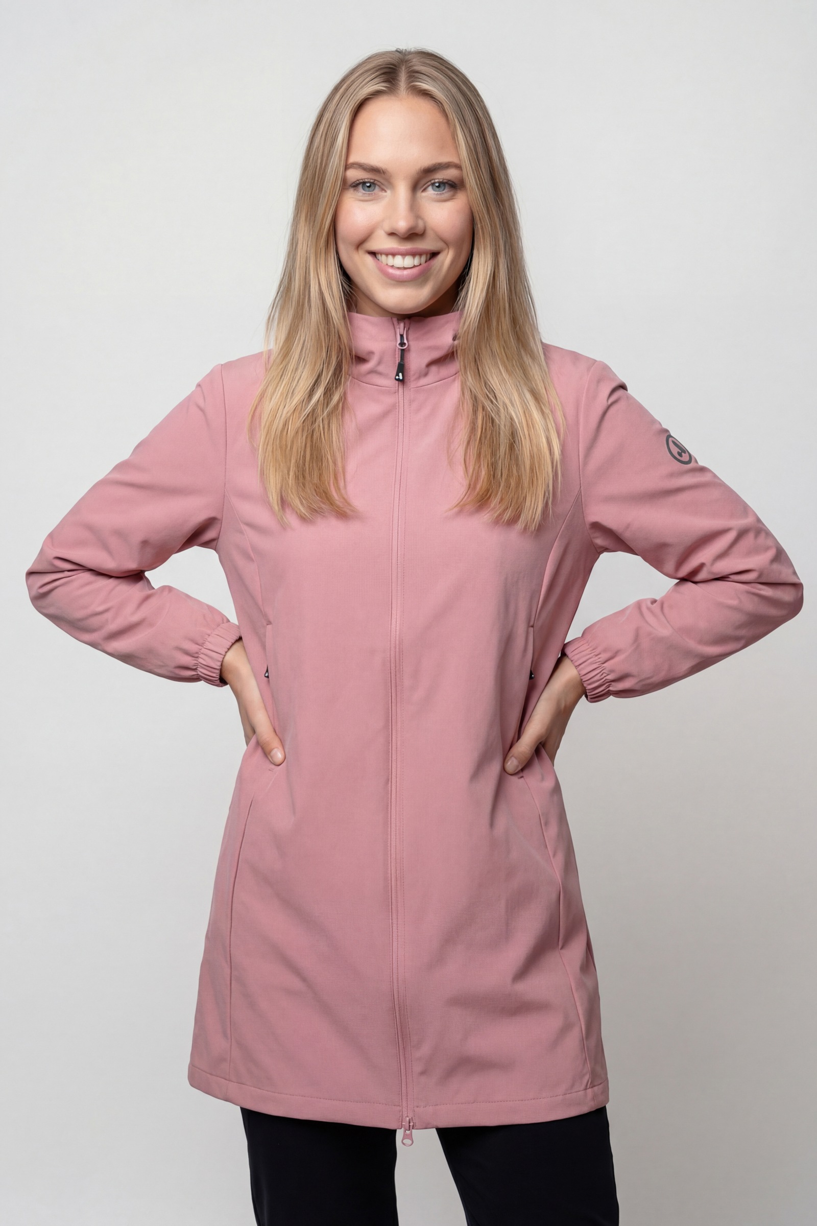 Alife & Kickin Sommerjacke »Damen TorilAK A Übergangsjacke, Jacke« lange Übergangsjacke mit abnehmbarer Kapuze und Reißverschluss