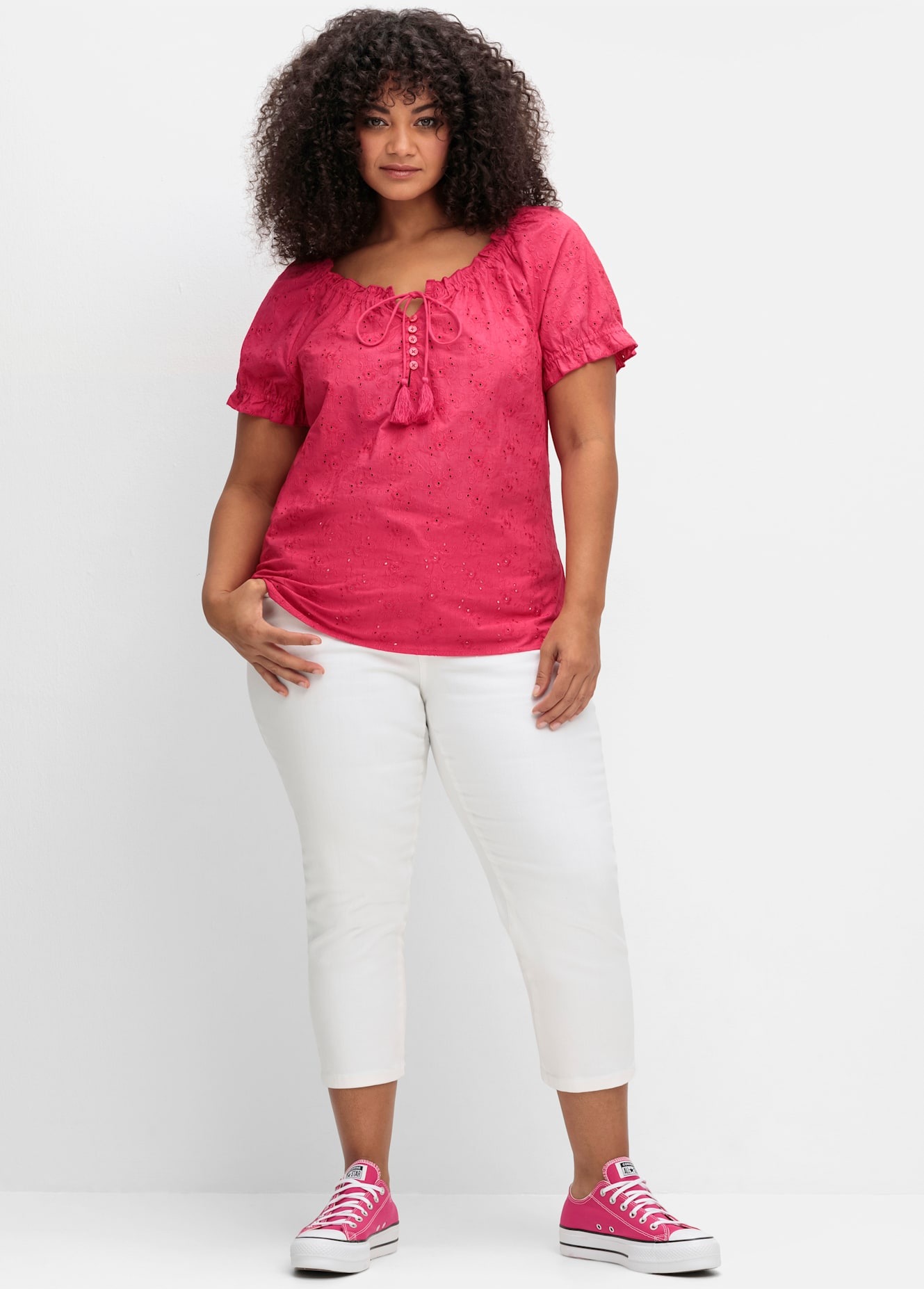 sheego by Joe Browns Kurzarmbluse günstig online kaufen