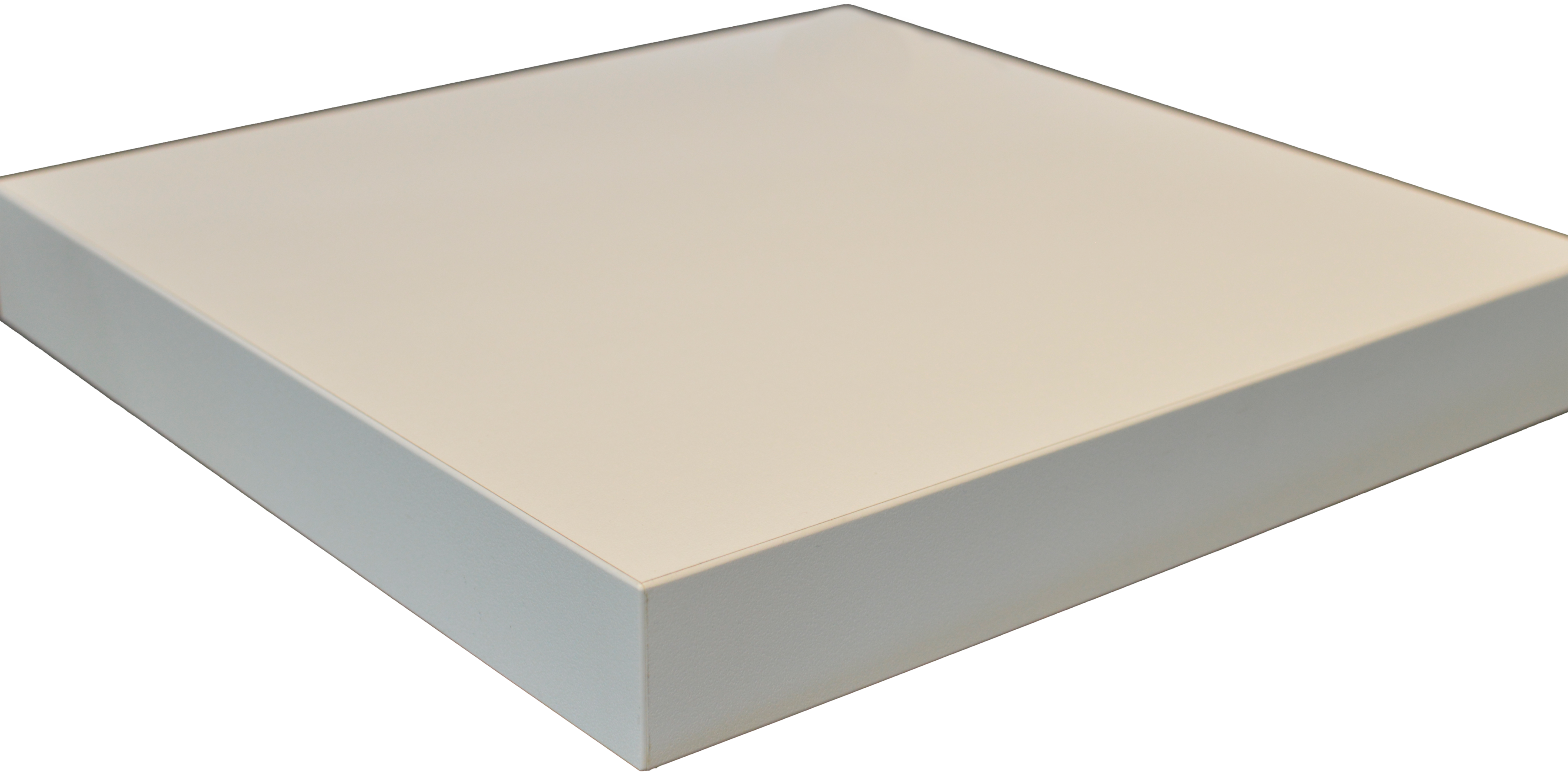 Arbeitsplatte IMPULS KÜCHEN, B:240cm H:4cm T:60cm, weiß, Spanplatte, Küche, Tischplatten, "4 cm stark", in vielen Breiten, 4cm stark, passend zu