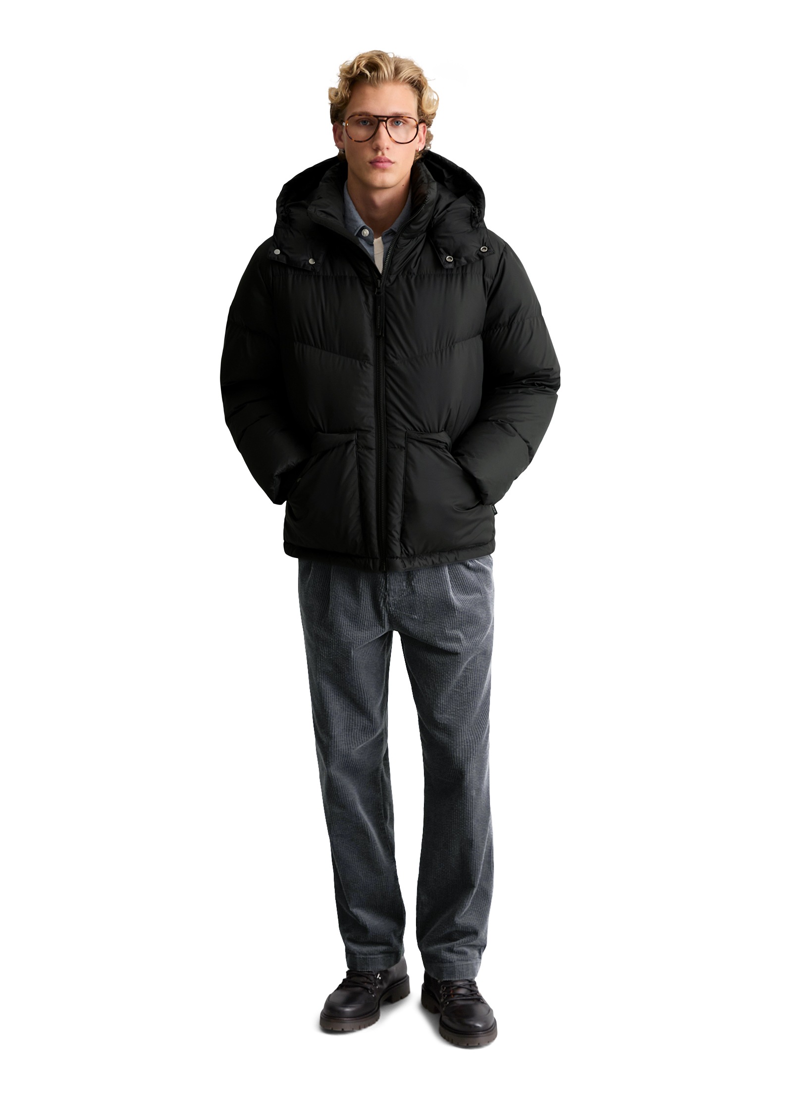 Marc O'Polo DENIM Outdoorjacke »mit abnehmbarer Kapuze« ohne Kapuze