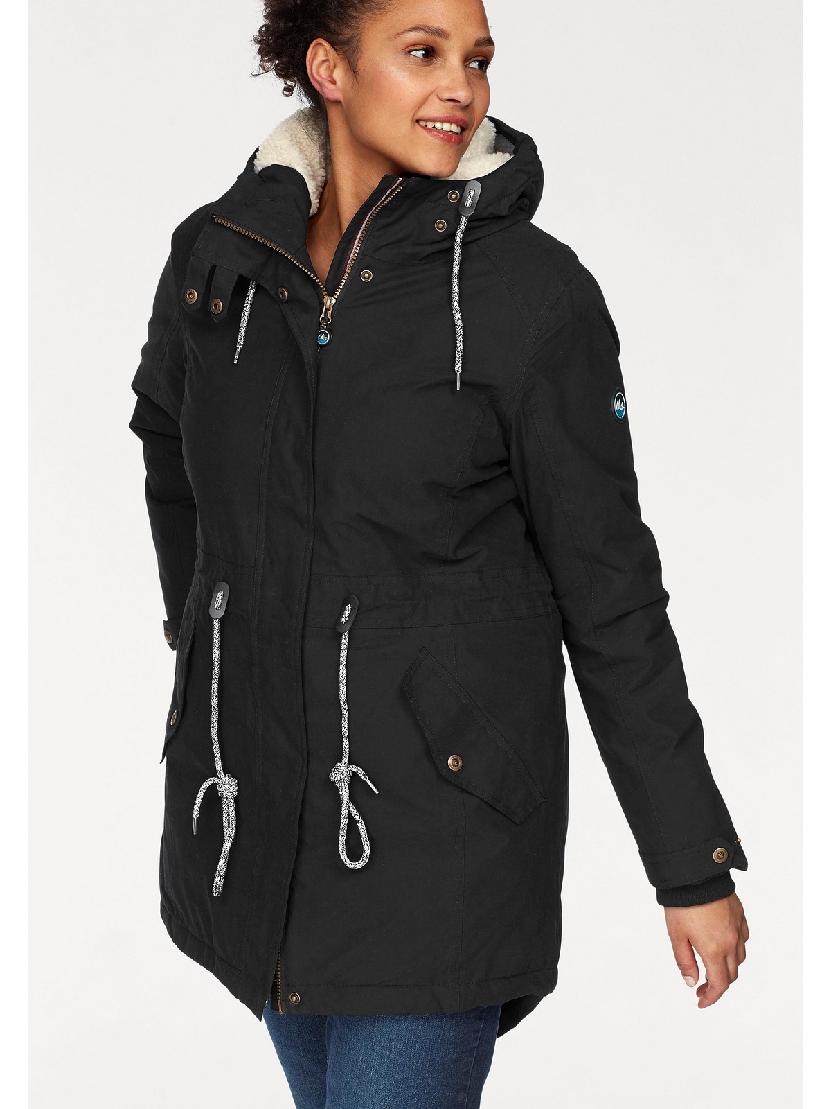 Polarino Outdoorjacke »Große Größen« su Kapuze ...