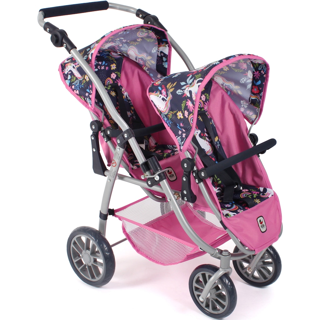 CHIC2000 Puppen-Zwillingsbuggy »Vario, Einhorn«