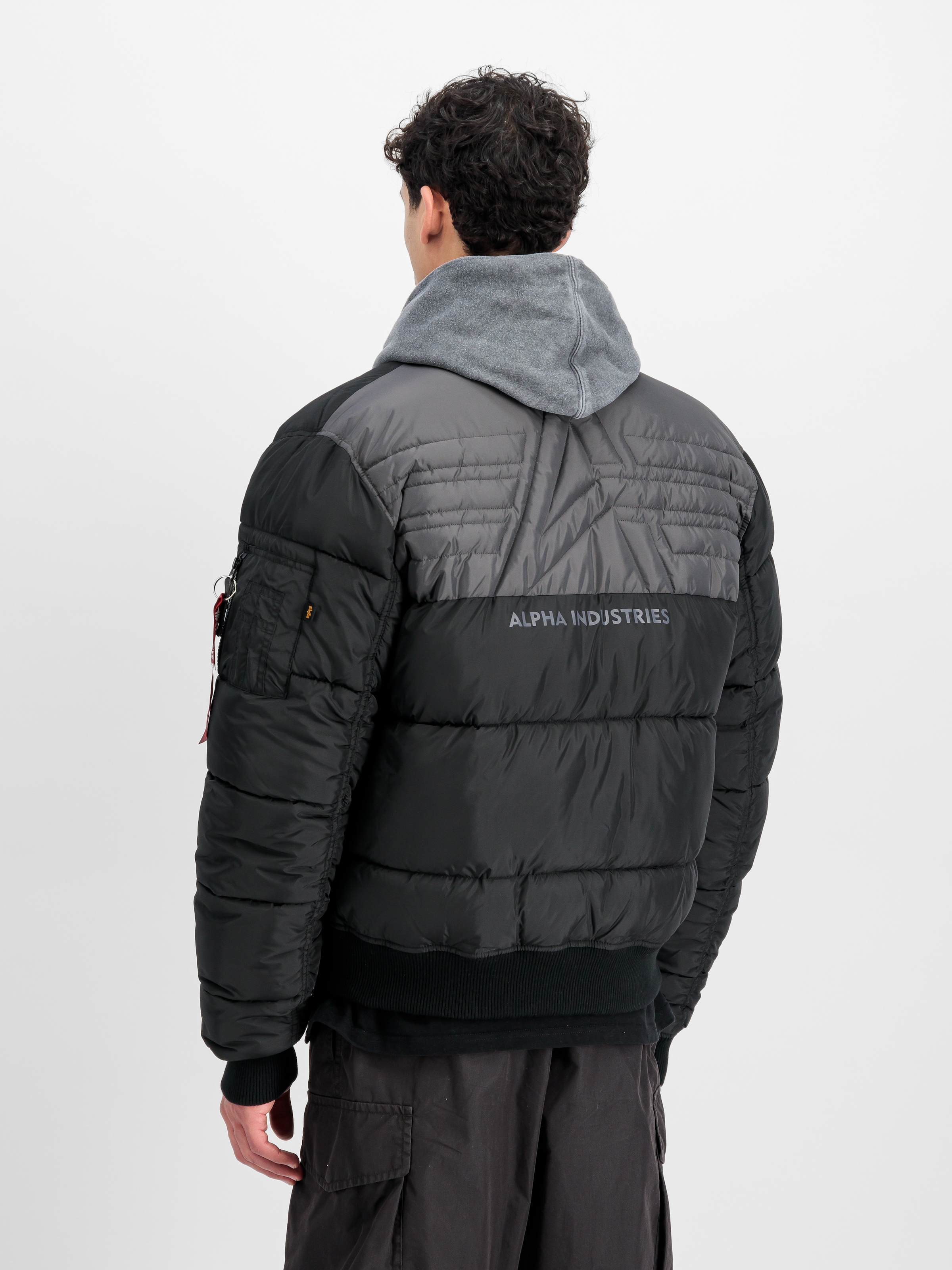 Alpha Industries Steppjacke »MA-1 Logo Puffer«, ohne Kapuze