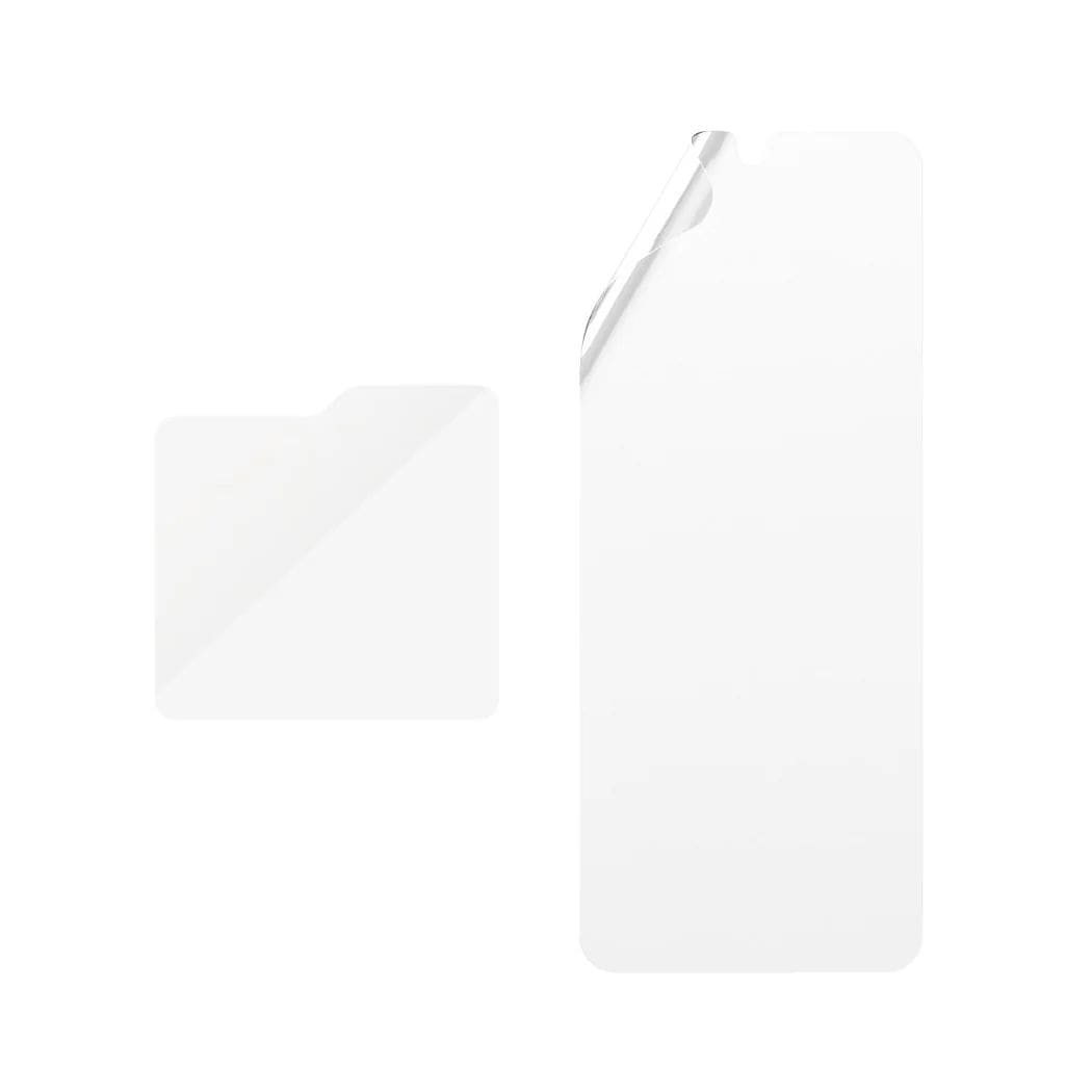 SAFE by PanzerGlass Displayschutzglas »Ultra-Wide Fit TPU + Classic Fit Glass Screen Protection«, für Samsung Galaxy Z Flip6, Displayschutzfolie, Schutzfolie, Bildschirmschutz, kratz- & stoßfest