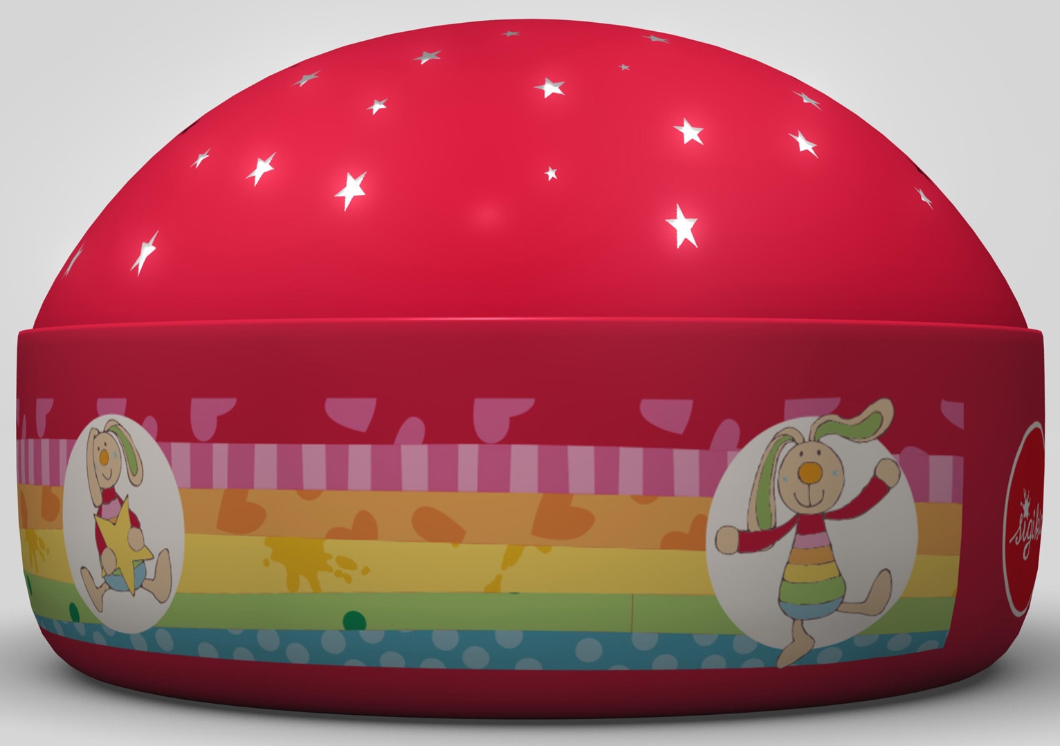 niermann LED Nachtlicht »Rainbow Rabbit Projektor«, 1 flammig, Nachtlicht Rainbow Rabbit Projektor