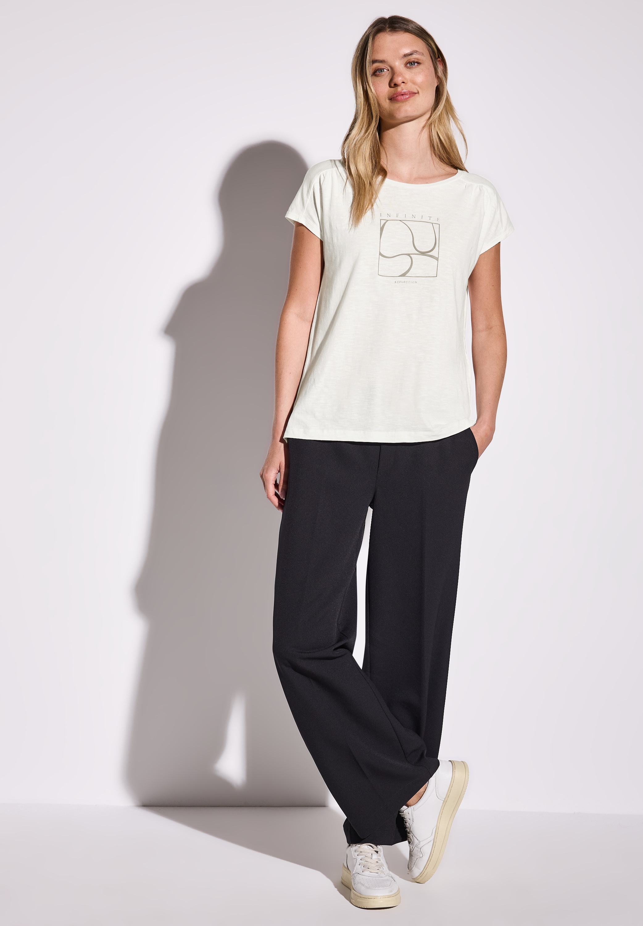 STREET ONE T-Shirt, im soften Baumwoll-Mix