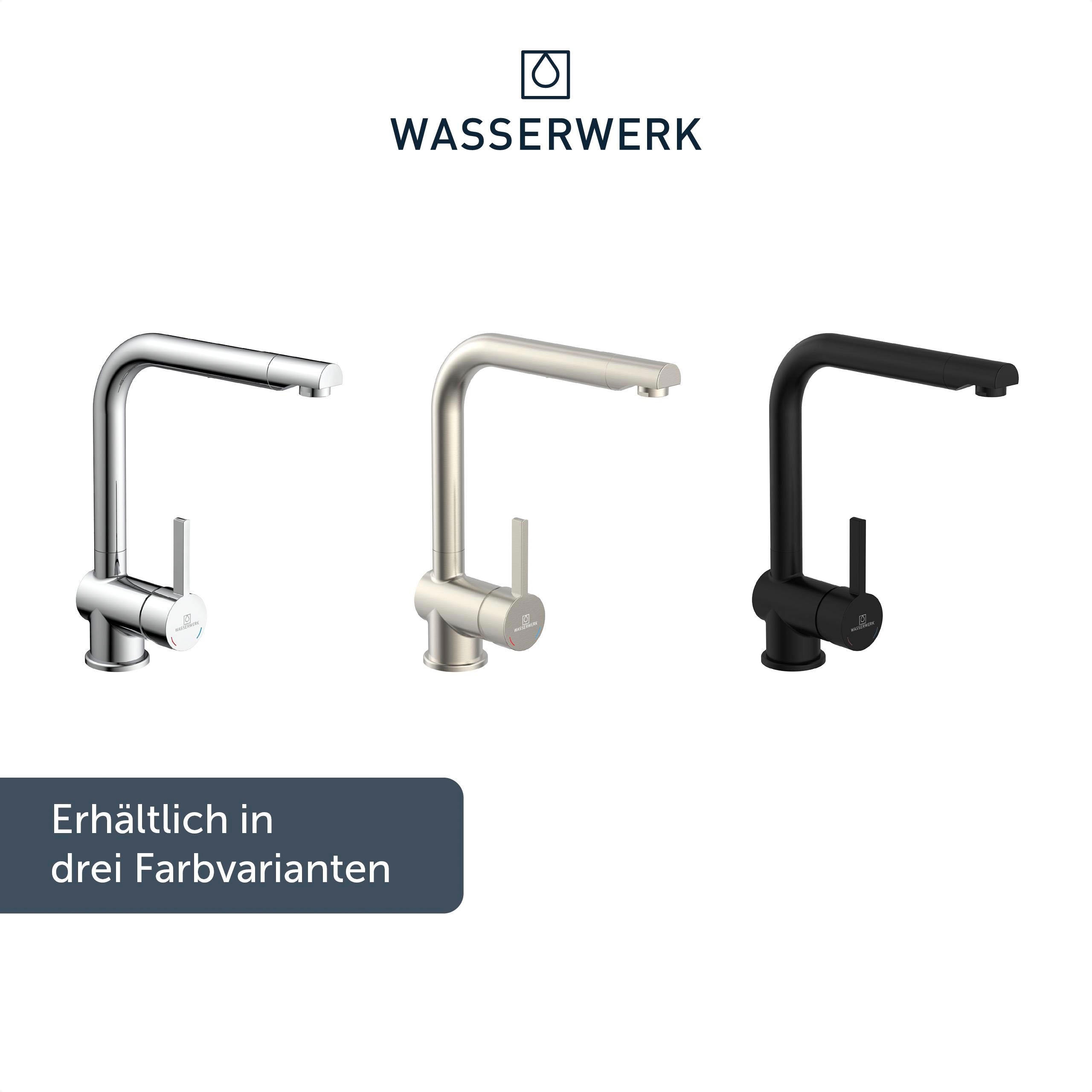 Thumbnail - WASSERWERK Spültischarmatur "WK 4, Wasserhahn, Küche, Einhebelmischer"