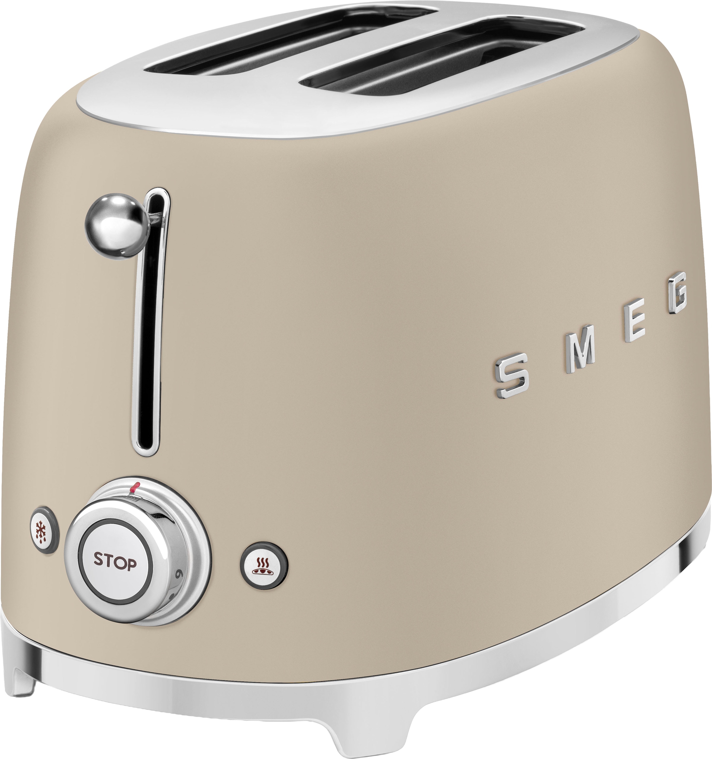 SMEG Toaster "TSF01MLMEU", moonlight matt, B:32,5cm H:20cm T:19,5cm, Toaster - Einheitsgröße
