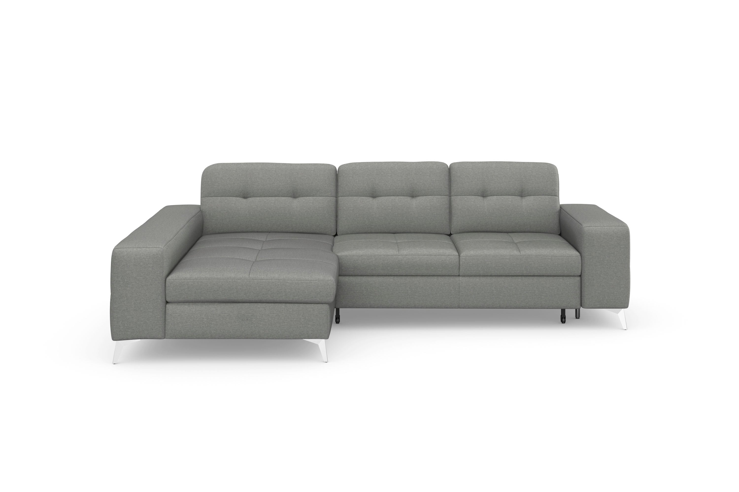 sit&more Ecksofa "Baviene L-Form" inklusive Sitztiefenverstellung & Federkern, optional Schlaffunktion