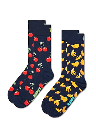 Happy Socks Socken »Classic Cherry Socks«, (Packung, 2 Paar)