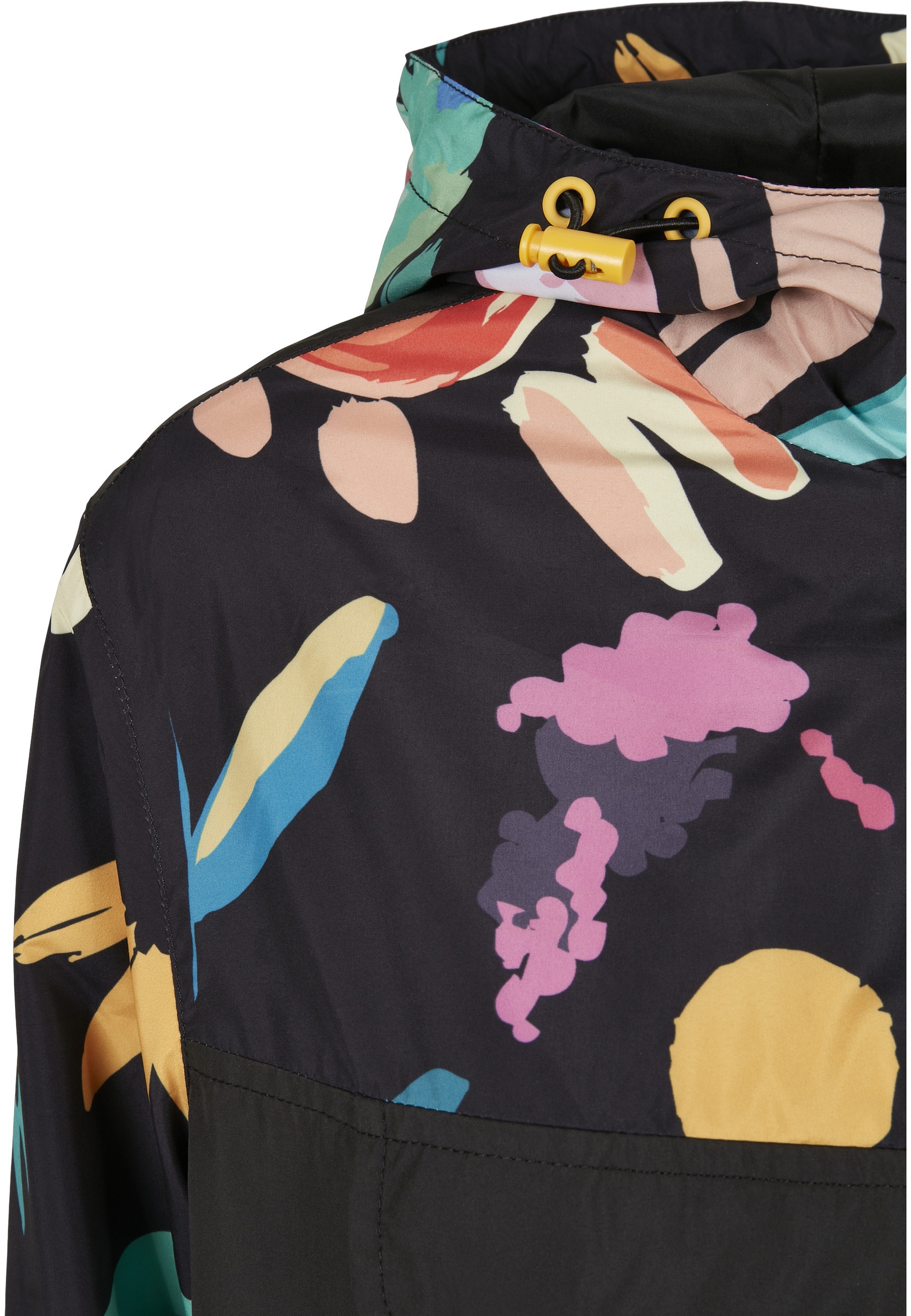 URBAN CLASSICS Langmantel »Urban Classics Damen Ladies Mixed Pull Over Jacket«