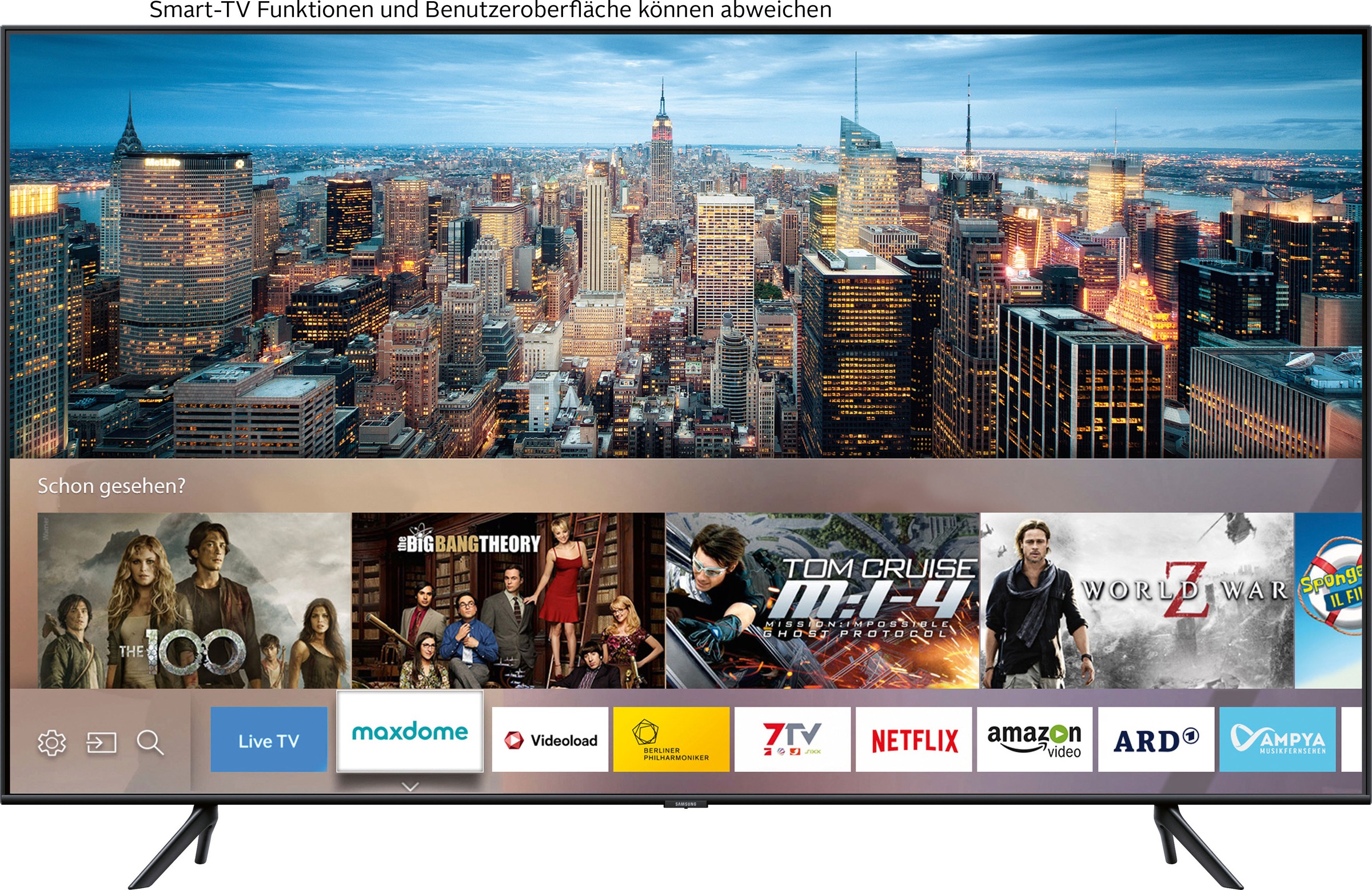 Samsung Gq65q60t Qled Fernseher 163 Cm 65 Zoll 4k Ultra Hd Smart Tv Baur