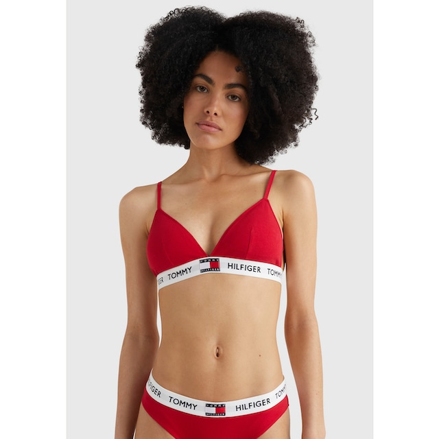 Tommy Hilfiger Underwear Triangel-BH »PADDED TRIANGLE BRA«, mit Tommy  Hilfger Logo-Schriftzug & Flag auf dem Elastiktape kaufen | BAUR