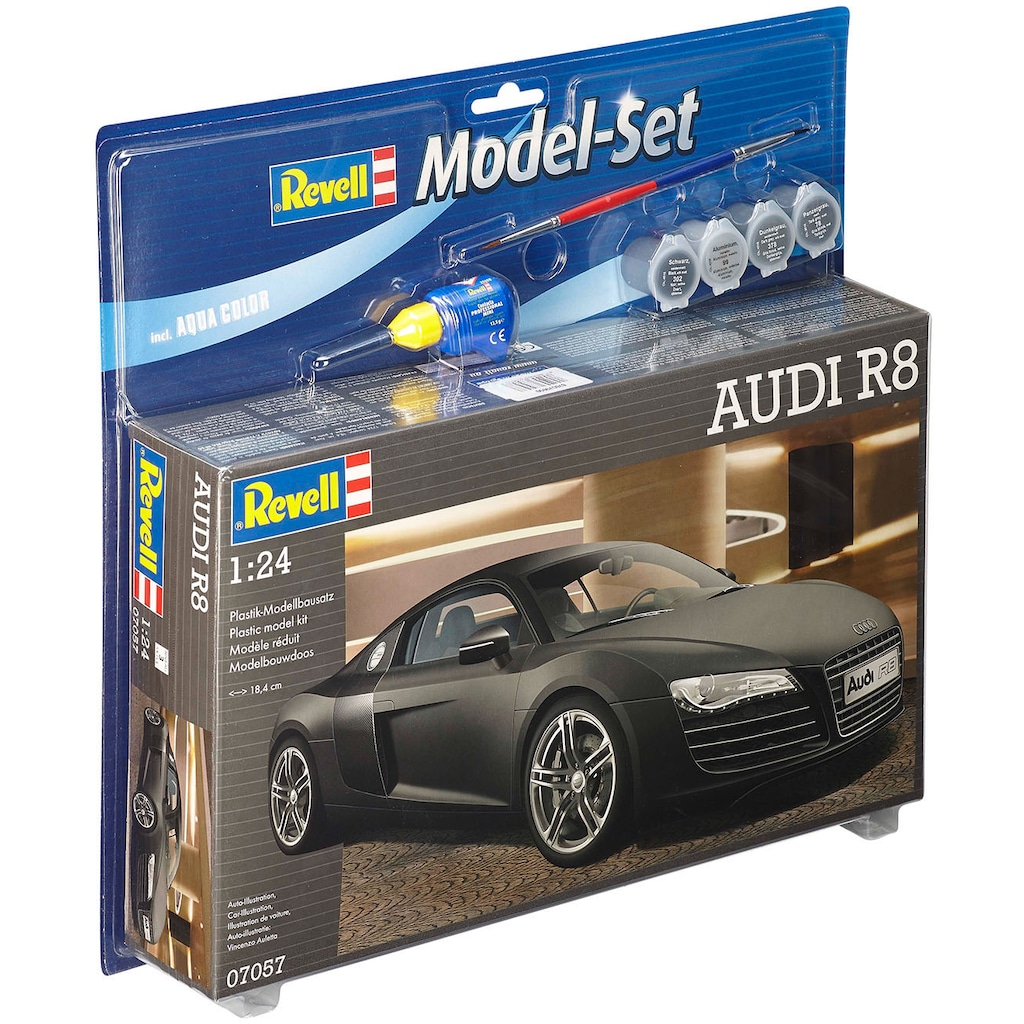 Revell® Modellbausatz »Model Set, Audi R8«, (Set), 1:24