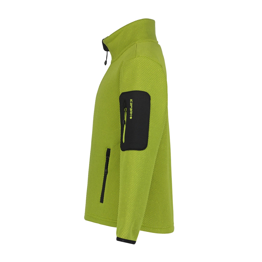 Icepeak Funktionsjacke »K FLEECEJACKE KEVELAER«, mit hohem Stehkragen