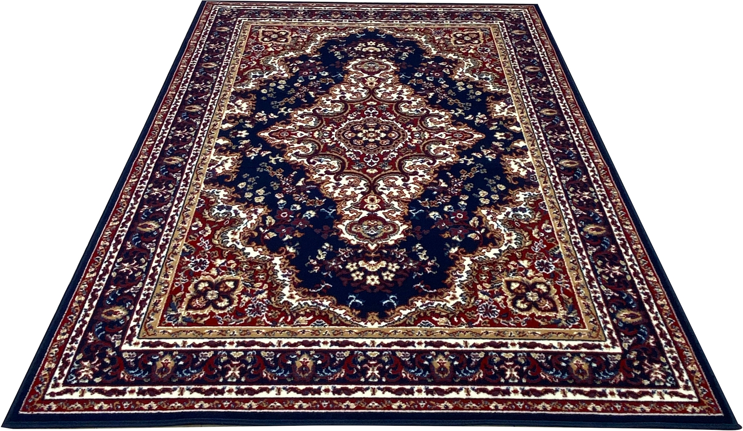 Home affaire Teppich »Oriental, Made in Belgium«, rechteckig, 7 mm Höhe, Orient-Optik, mit Bordüre, Teppich, Kurzflor, Weich, Kundenliebling