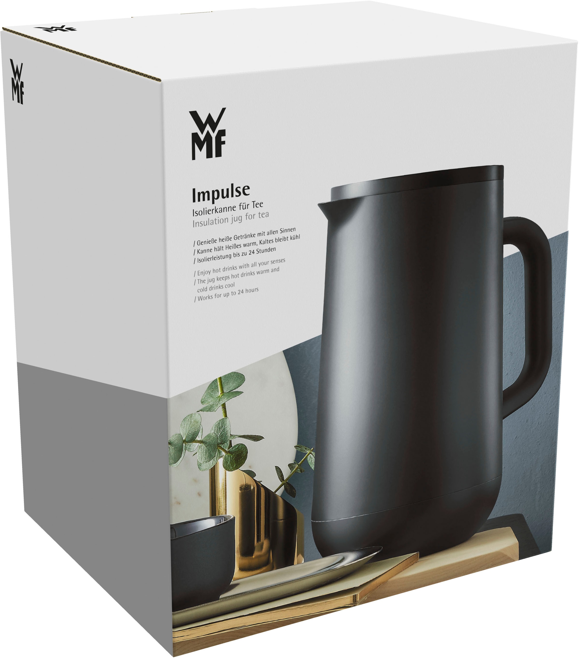 WMF Teekanne »Impulse«, 1 l, ThermaPro-Isolierung, Druckverschluss, tropffreies Ausgießen