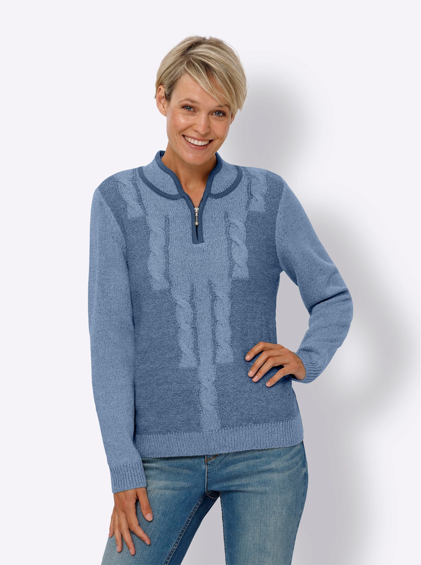 Classic Basics Stehkragenpullover "Stehkragen-Pullover" günstig online kaufen