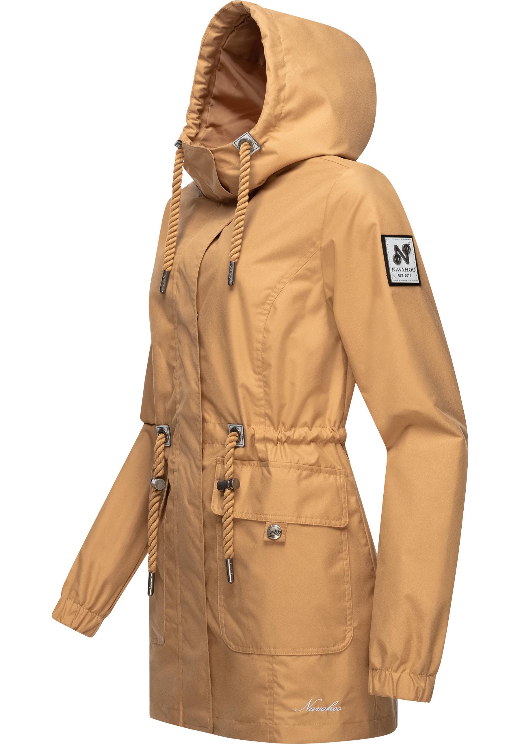 Navahoo Outdoorjacke "Neophee", mit Kapuze, Damen Übergangs Parka mit Kapuz günstig online kaufen