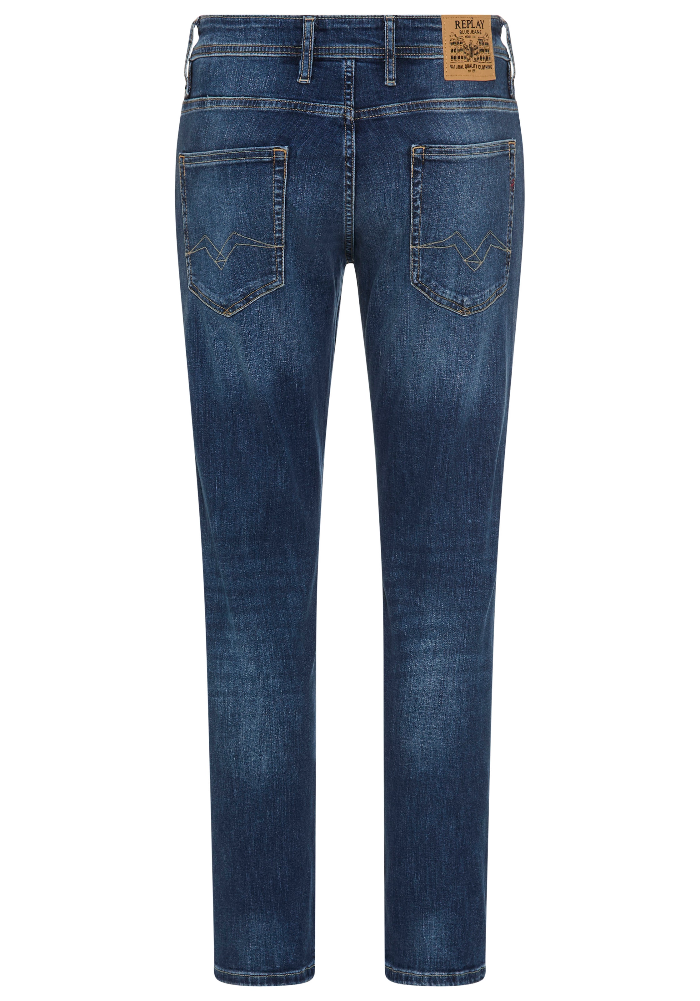 Replay Straight-Jeans »GROVER« in vielen verschiedenen Waschungen, mit Stretch