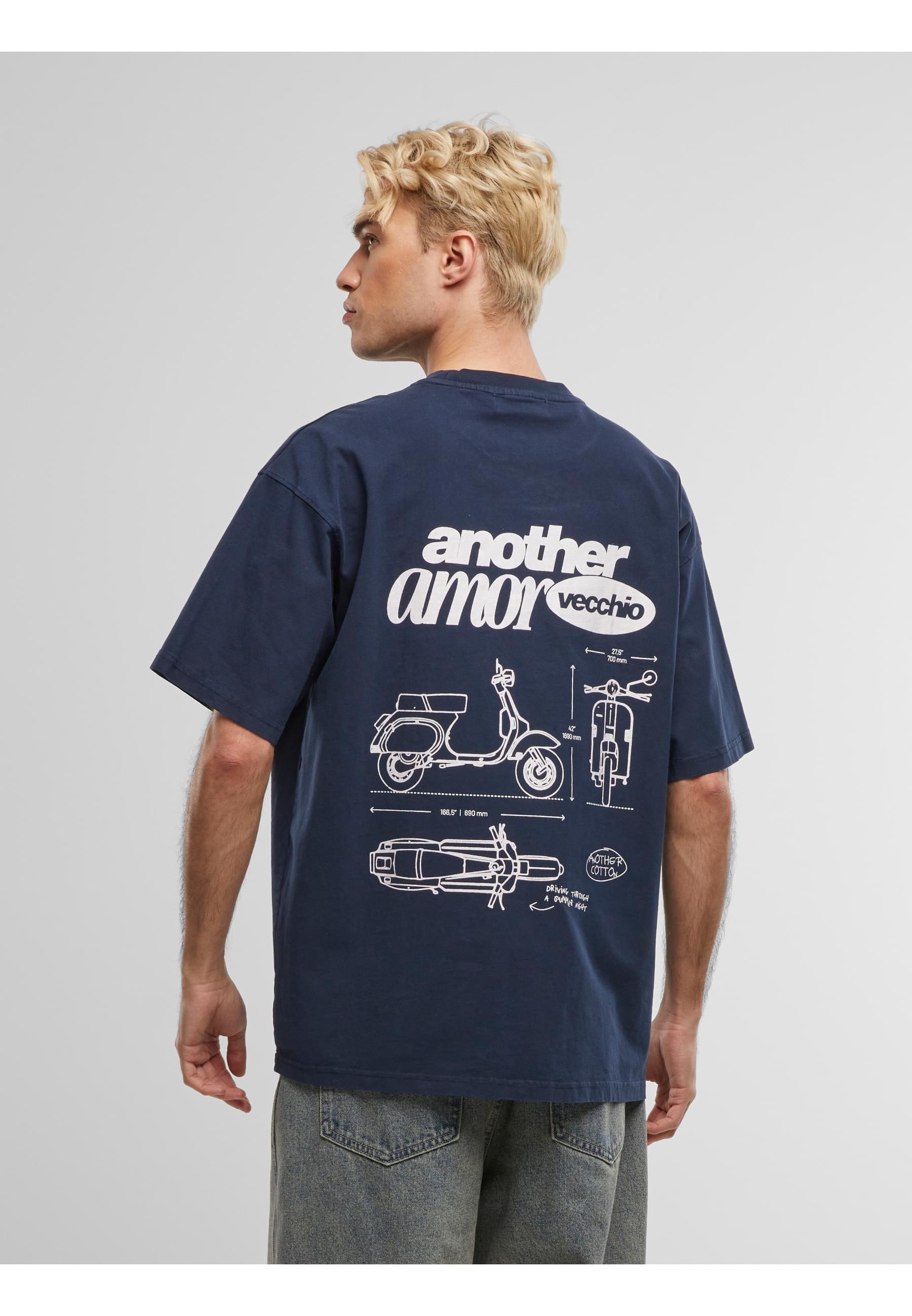 Another Cotton Lab T-Shirt »Another Cotton Lab Amor Vecchio Washed Oversized Tshirt«, (1 tlg.)