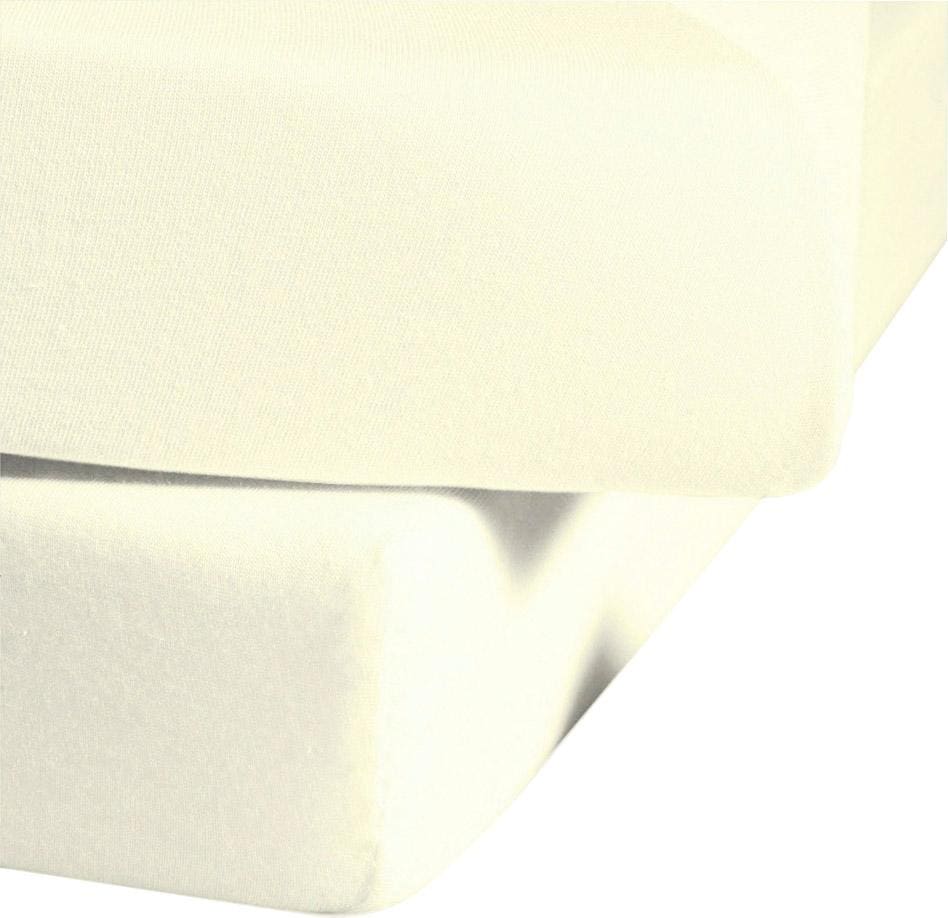 fleuresse Spannbettlaken »Jenny C aus feinfädigem Mako-Jersey«, für Matratzen bis 23 cm Höhe