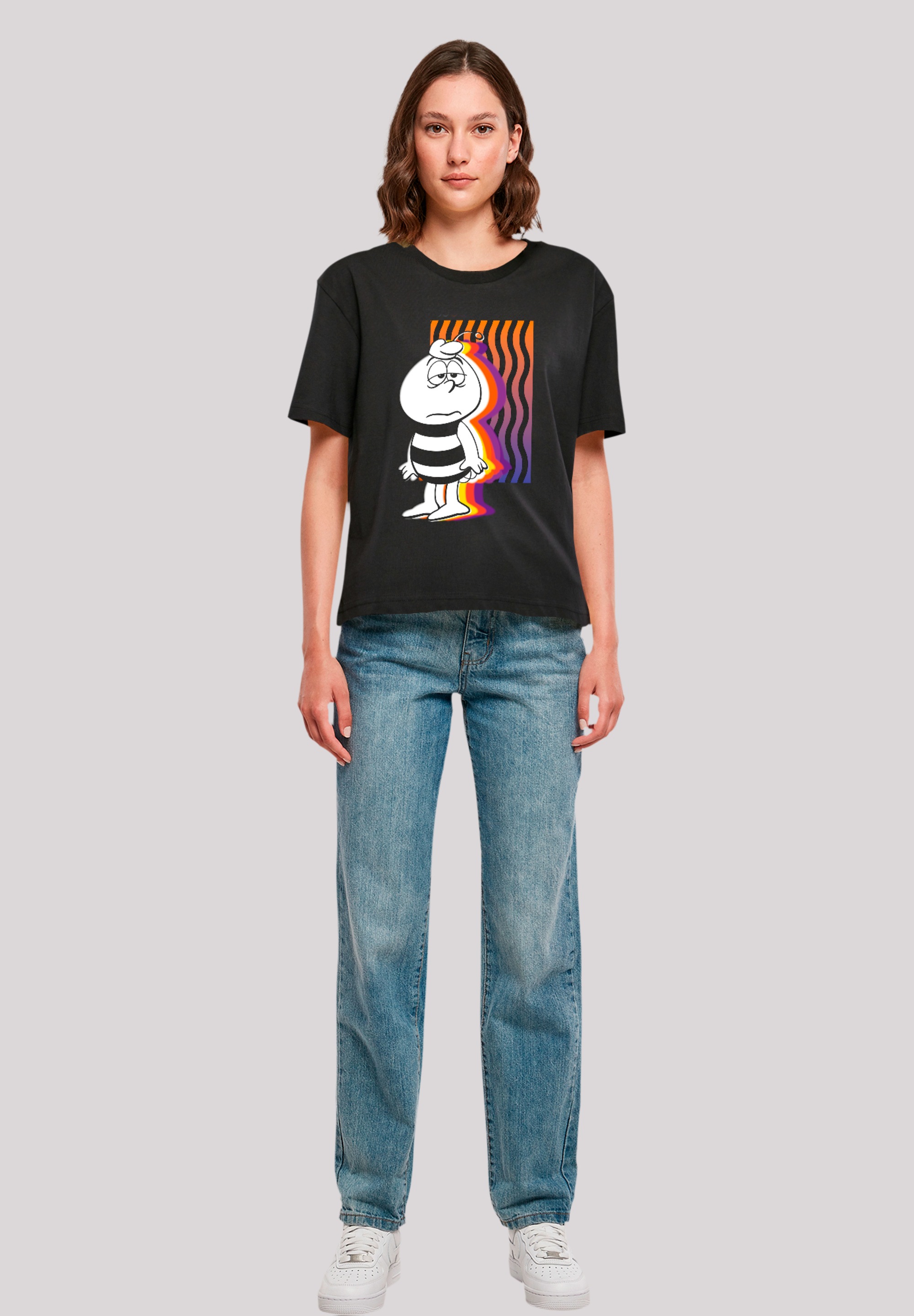 F4NT4STIC T-Shirt »Die Biene Maja Willi Waves Heroes of Childhood«, Nostalgie, Retro, Heroes of Childhood