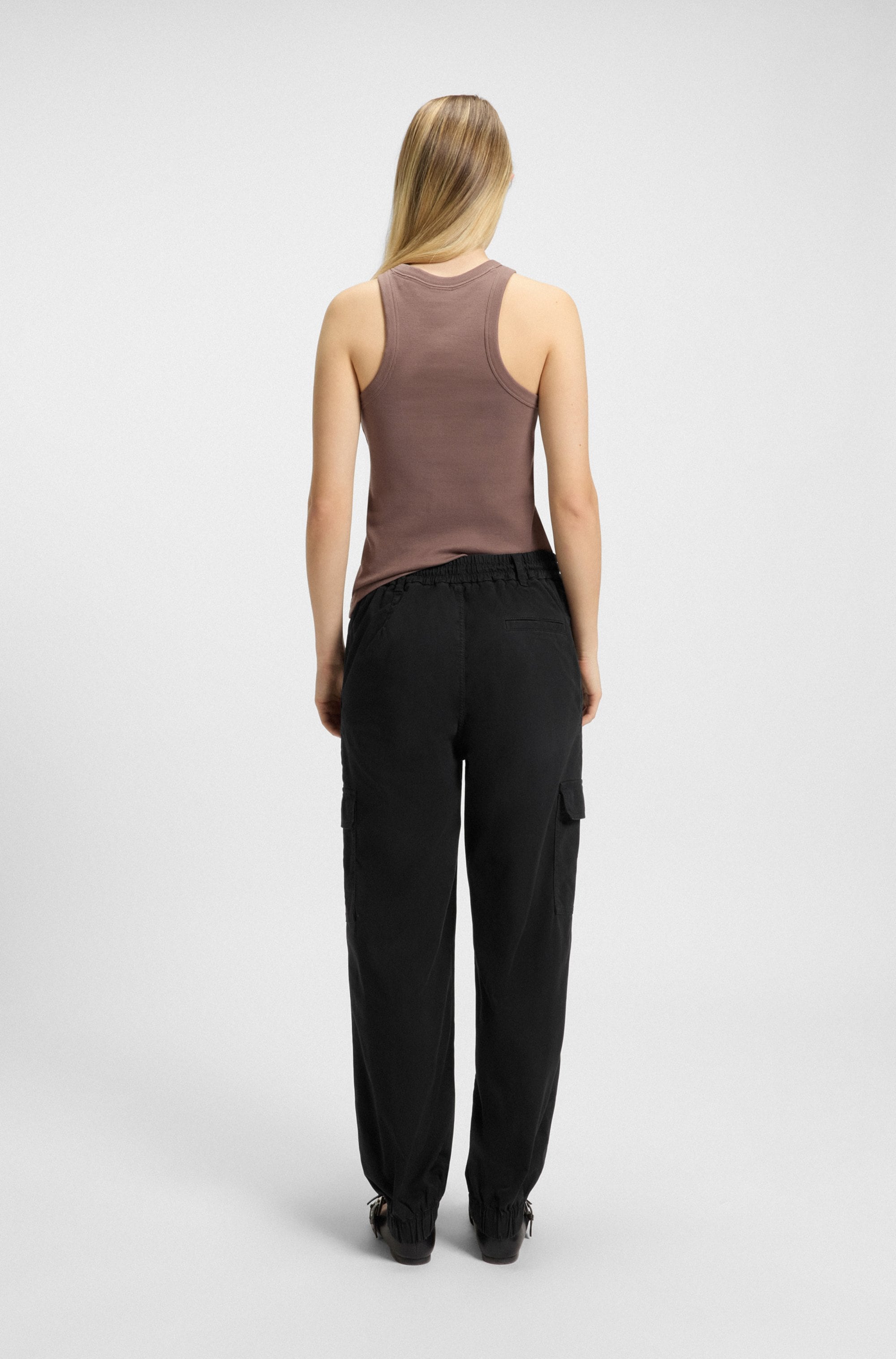 HUGO Blue Cargohose »Hisune«, mit Tunnelzug